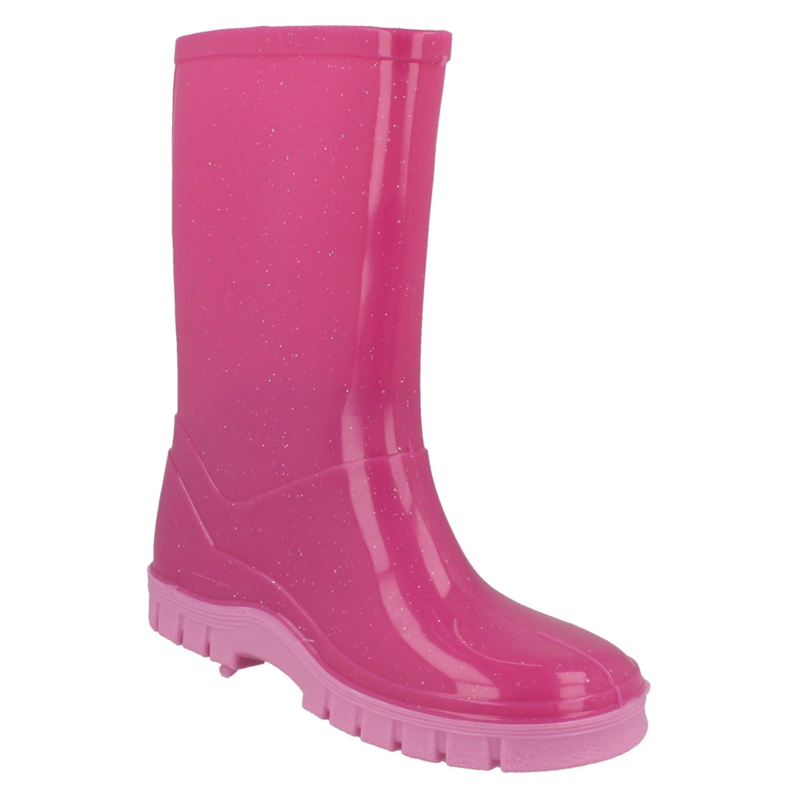 Girls Hello Kitty Glitter Wellingtons