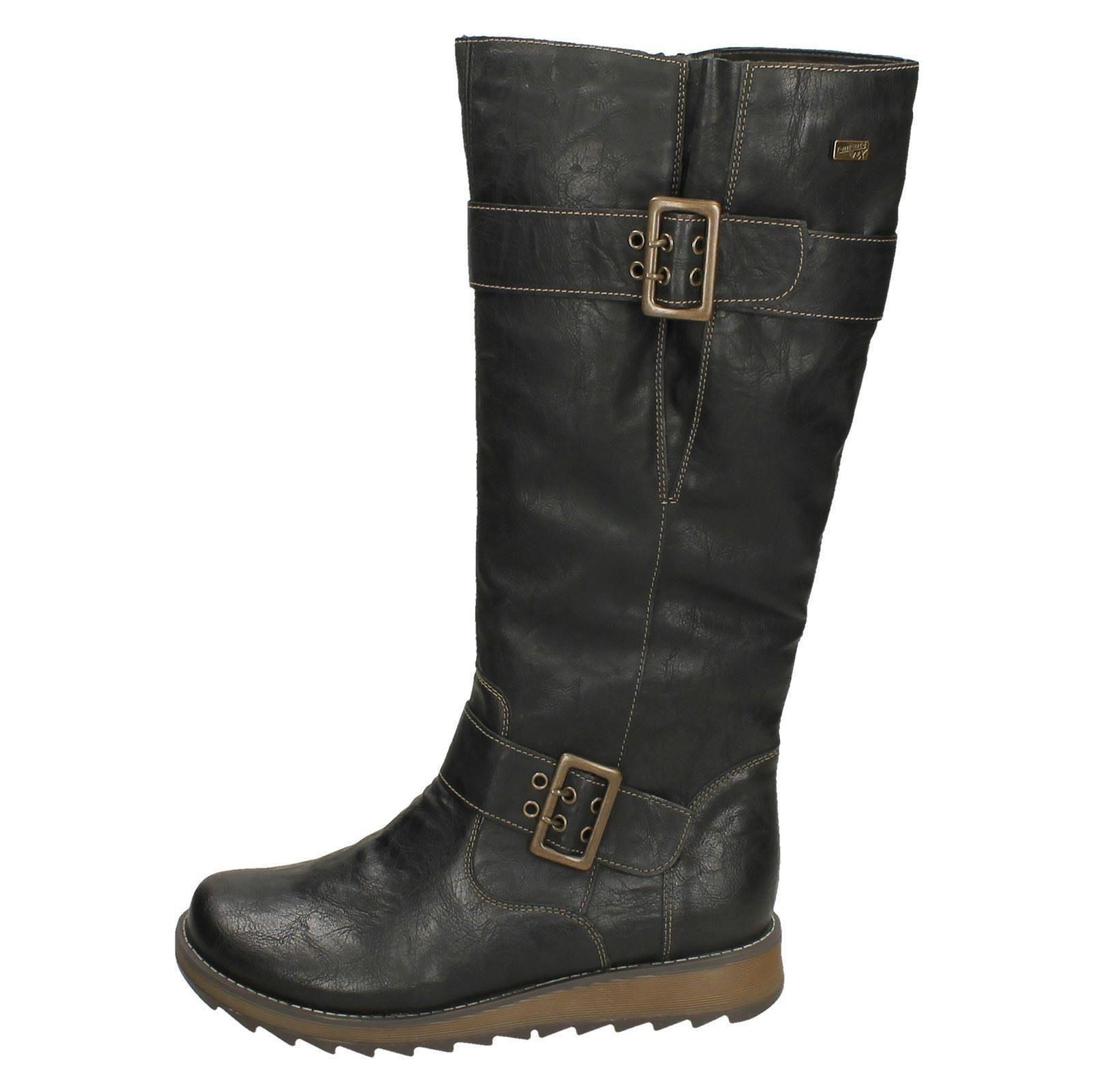 Ladies Remonte Knee High Warm Lined Boots With Remonte Tex /'D8886/'