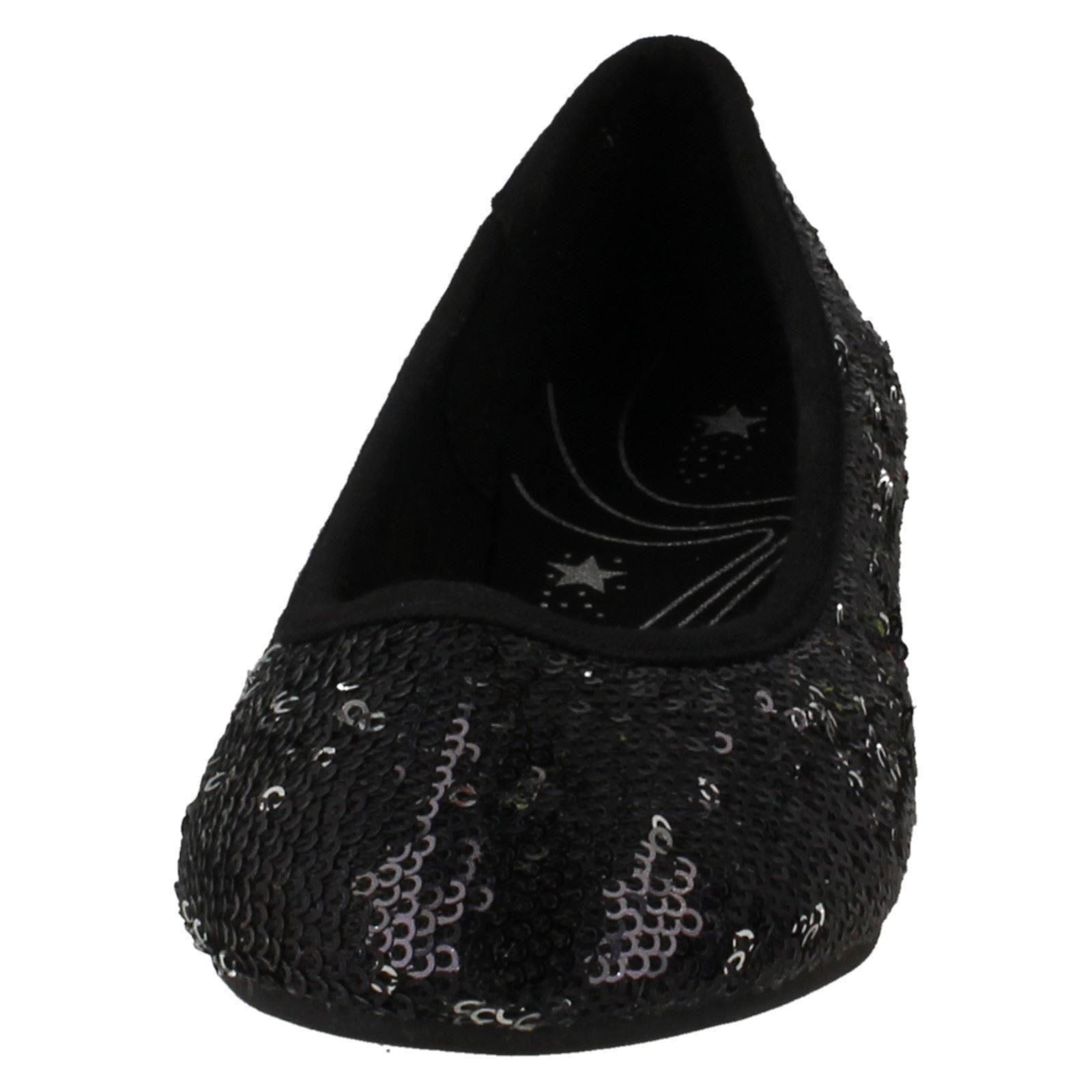 Spot On Girls Ballerina Flat Shoes
