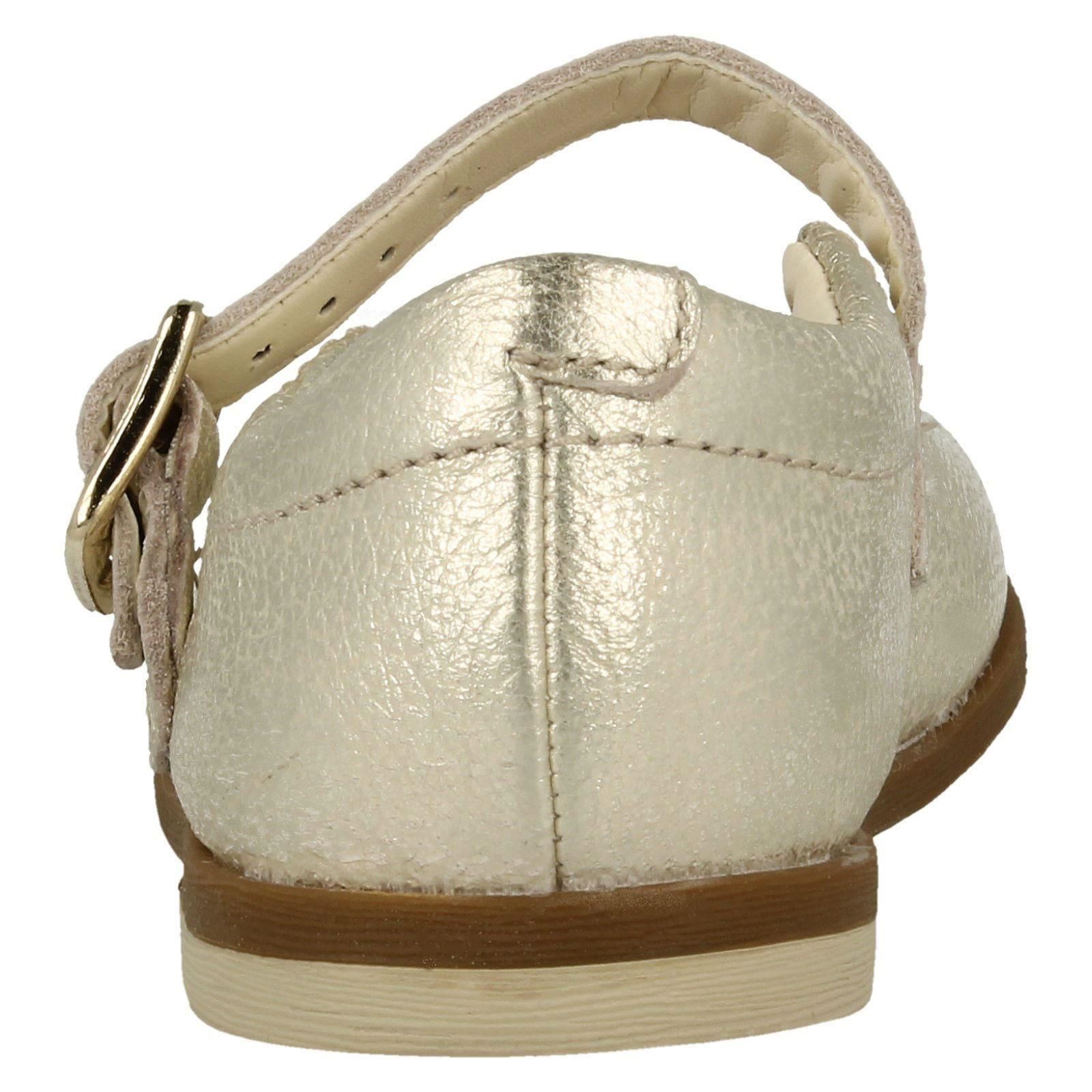 Clarks Girls Buckle Fastening School Shoes /'Drew Sky/'