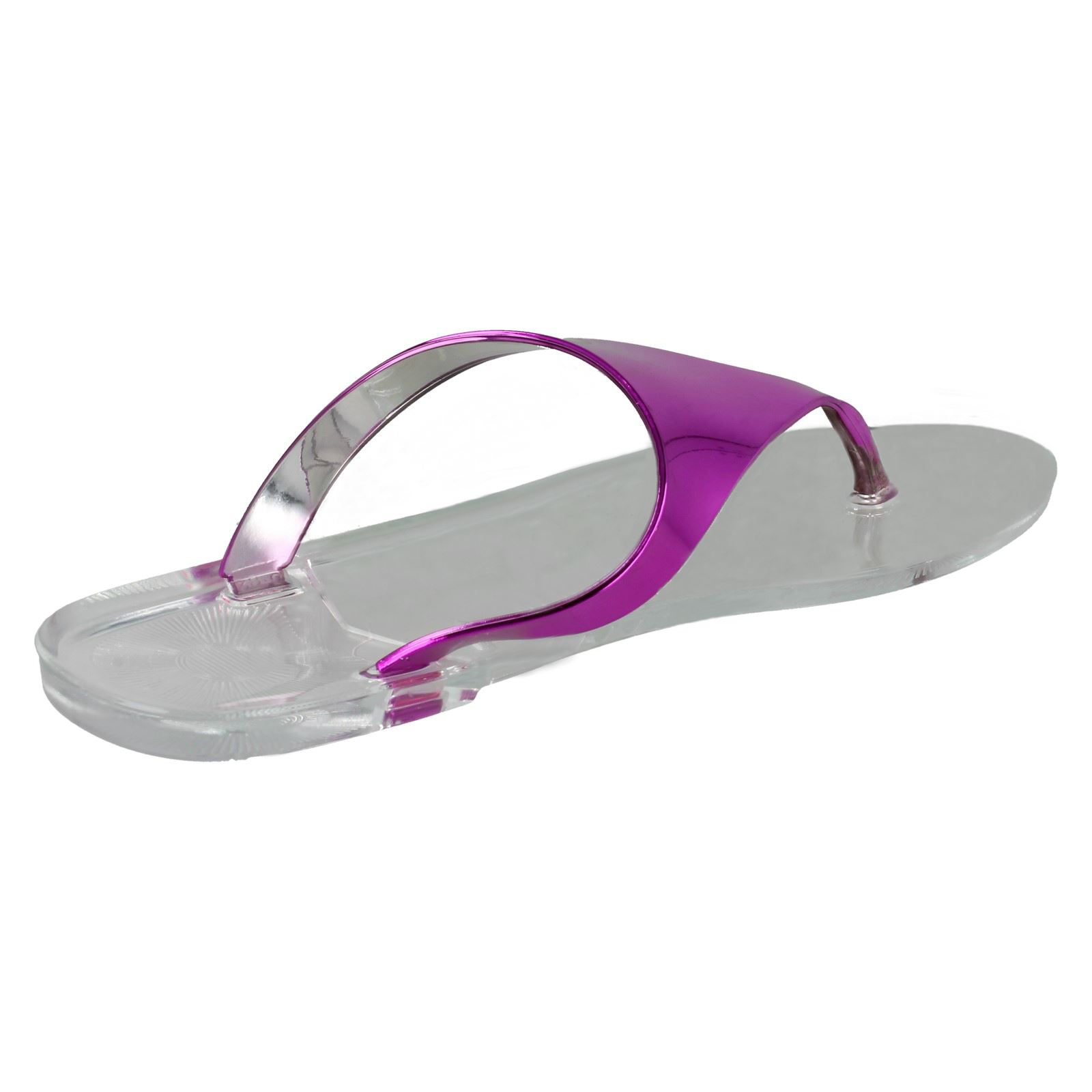 Ladies Spot On Jelly Toepost /'Sandals/'