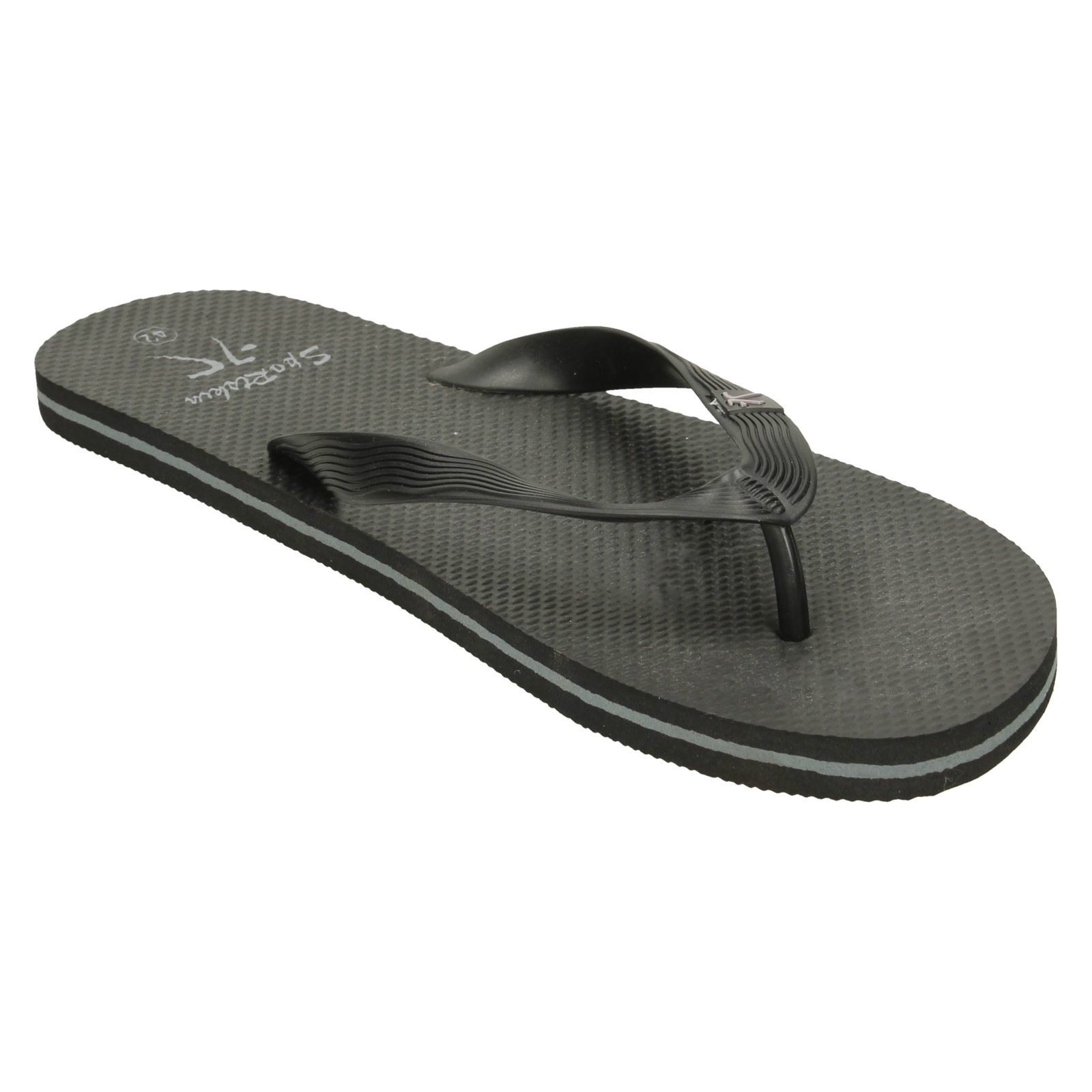 Mens Sportskin Toe Post Mule Flip Flops