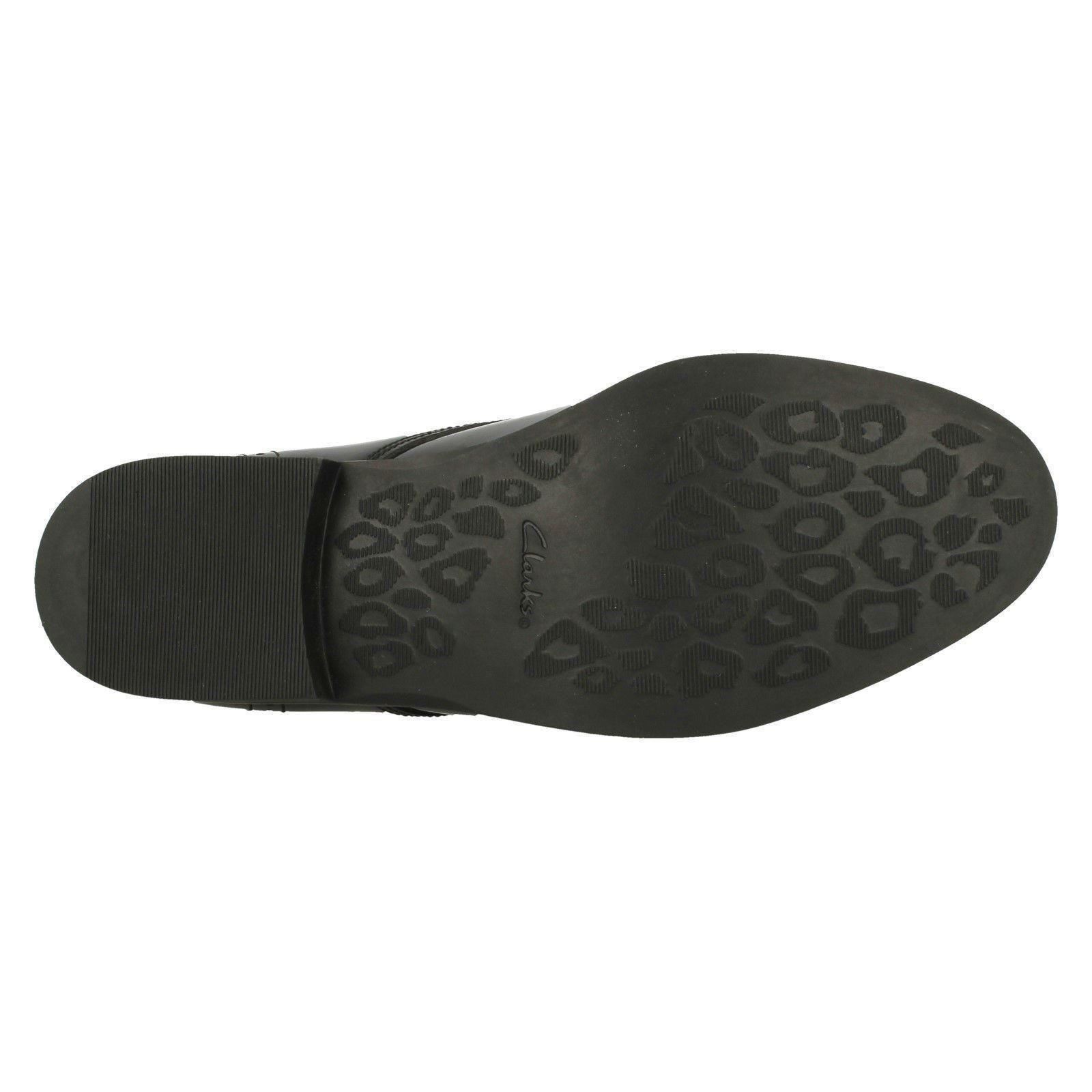 clarks lace up school shoes