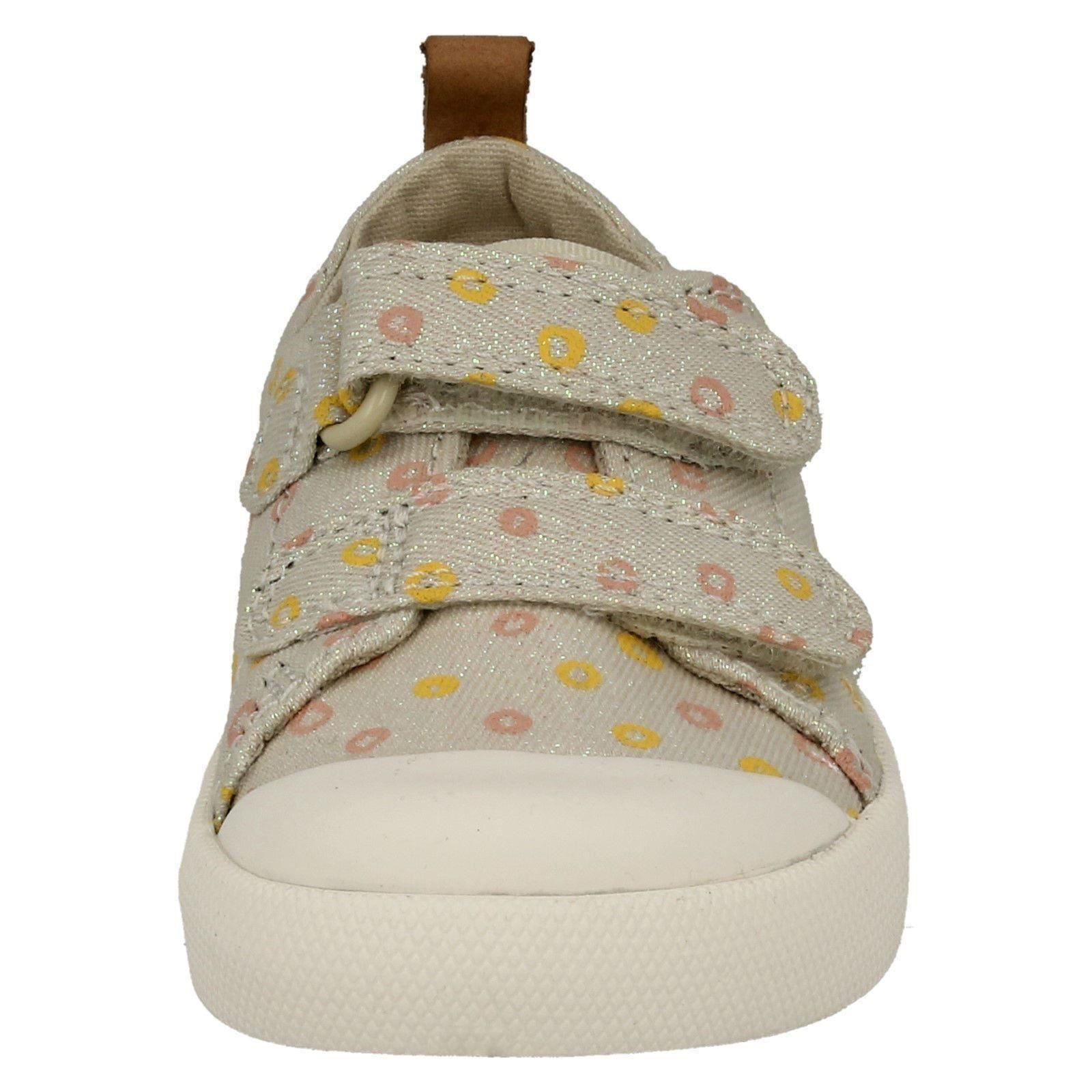 /'Halcy Hati/' Infant Girls Clarks Machine Washable Summer Doodles