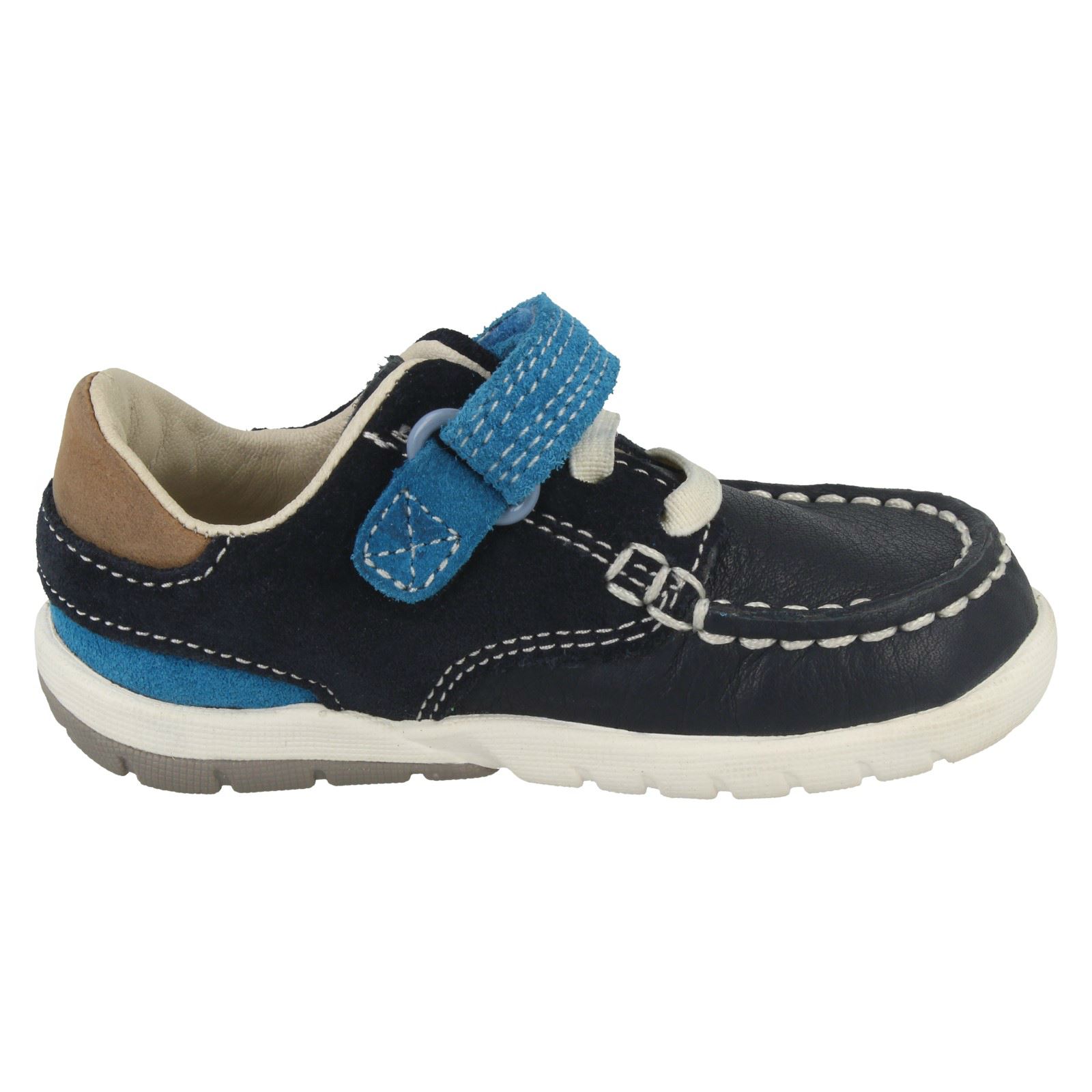 Boys Clarks First Shoes /'Softly Flag/'