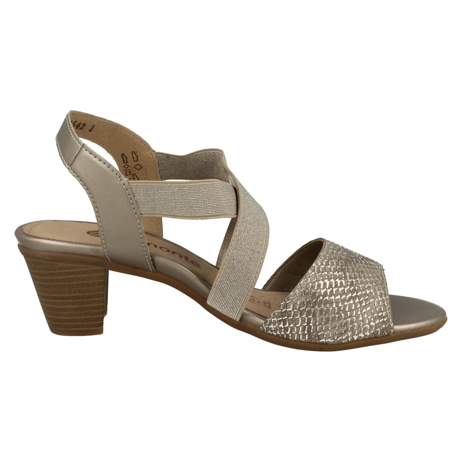 Remonte Ladies X Strap Heeled Sandals R9272