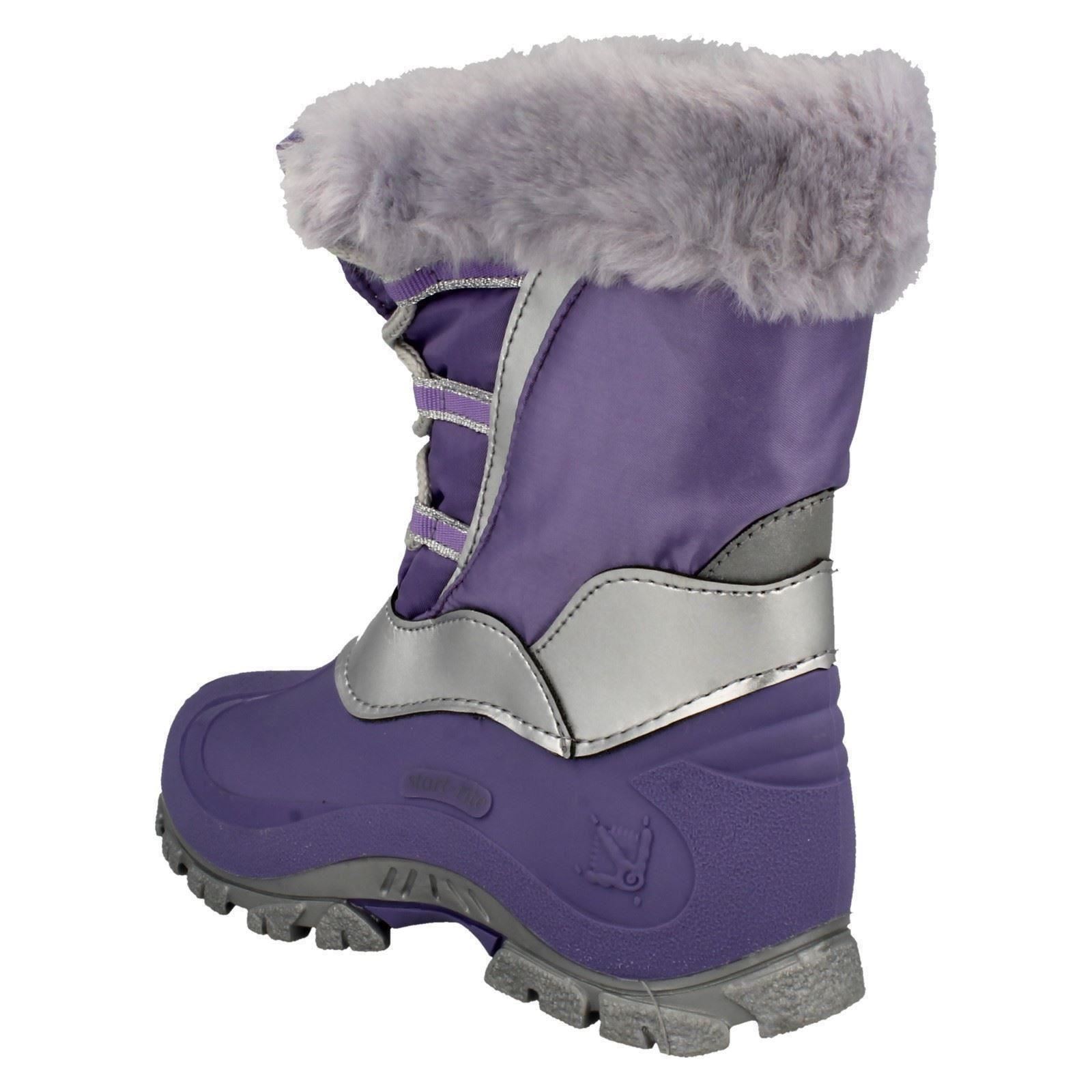 Niñas Startrite Invierno Botas De Nieve Fantasía