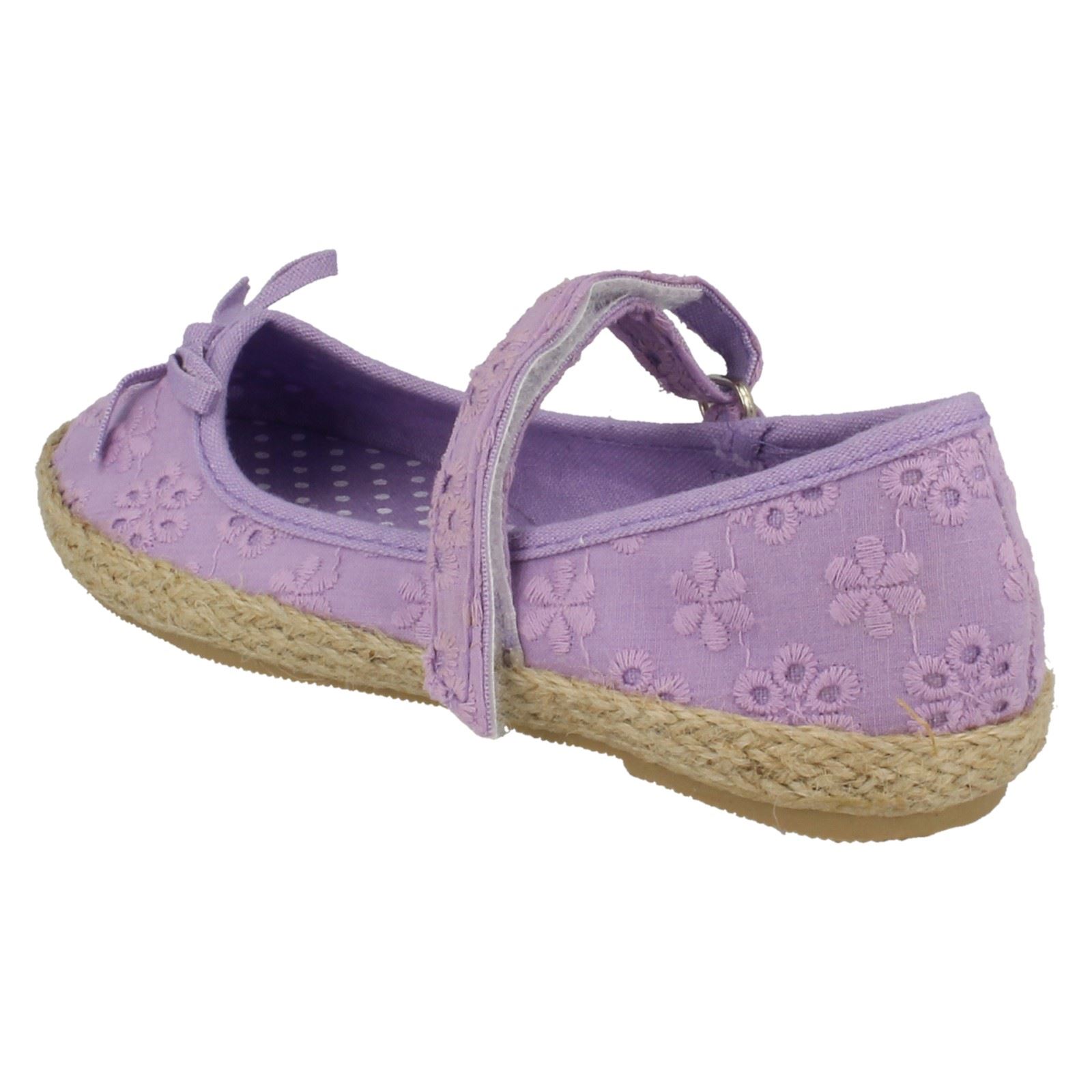 Girls Spot On Casual Flower /'Shoes/'