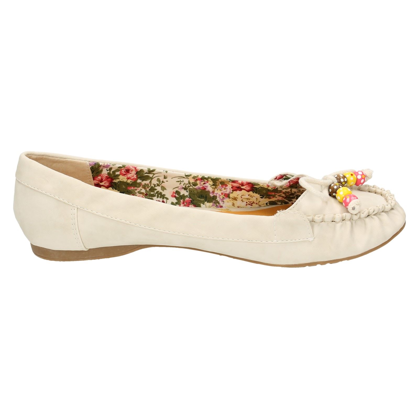 Spot on Femmes Plates Ballerine Chaussures