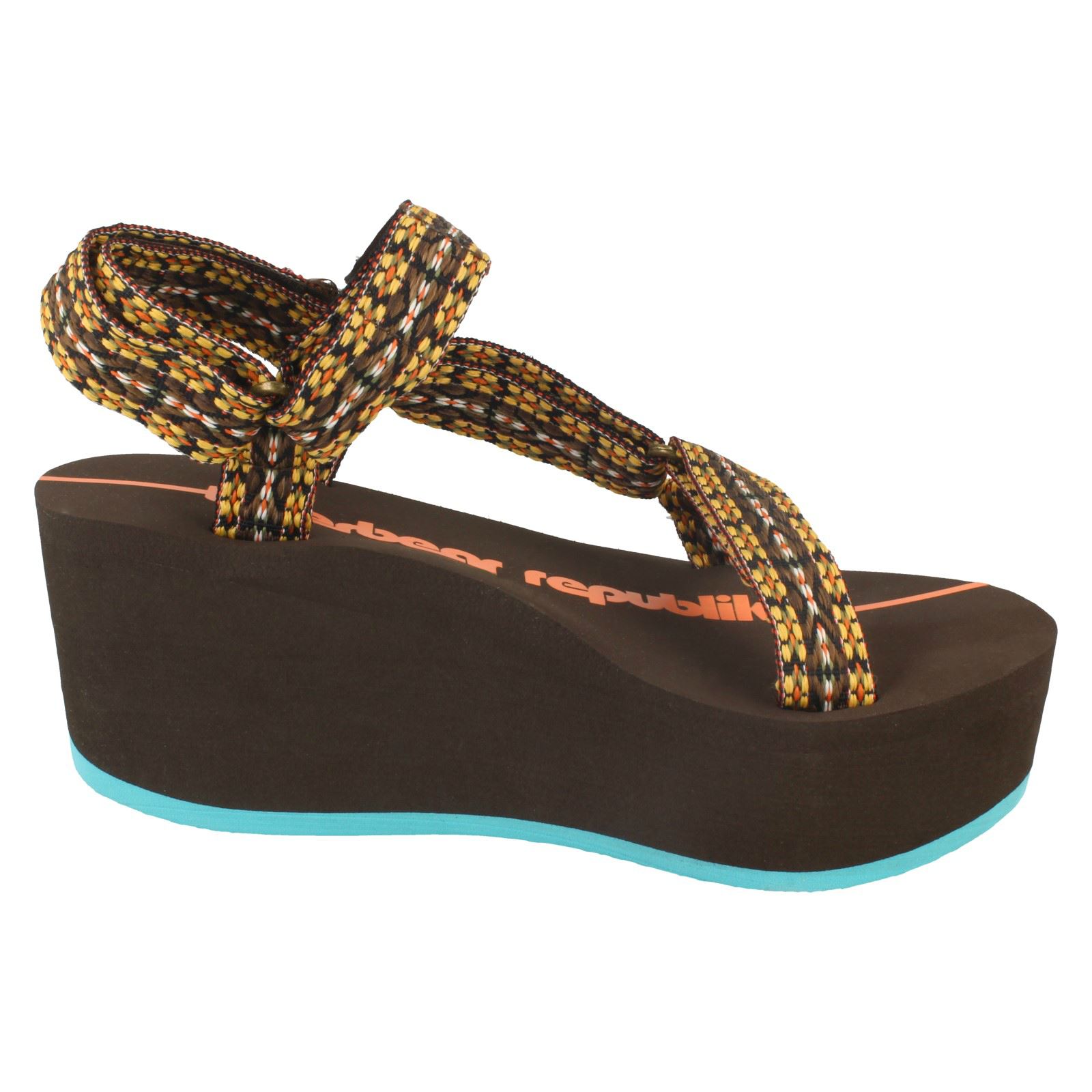 Ladies Tiger Bear Republik Sandals /'Jelly Kitty/'
