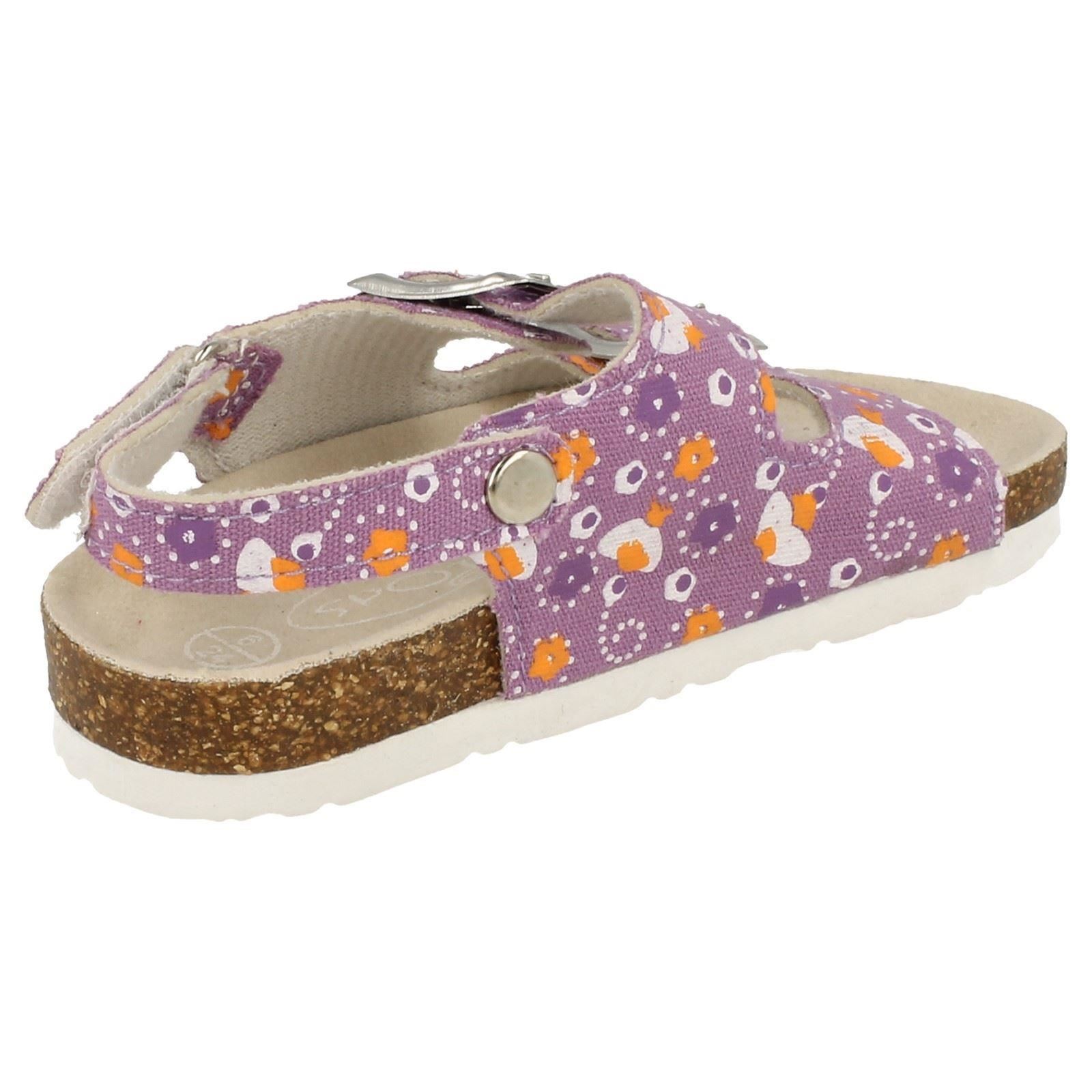 Girls Spot On Buckle Strap Sandals