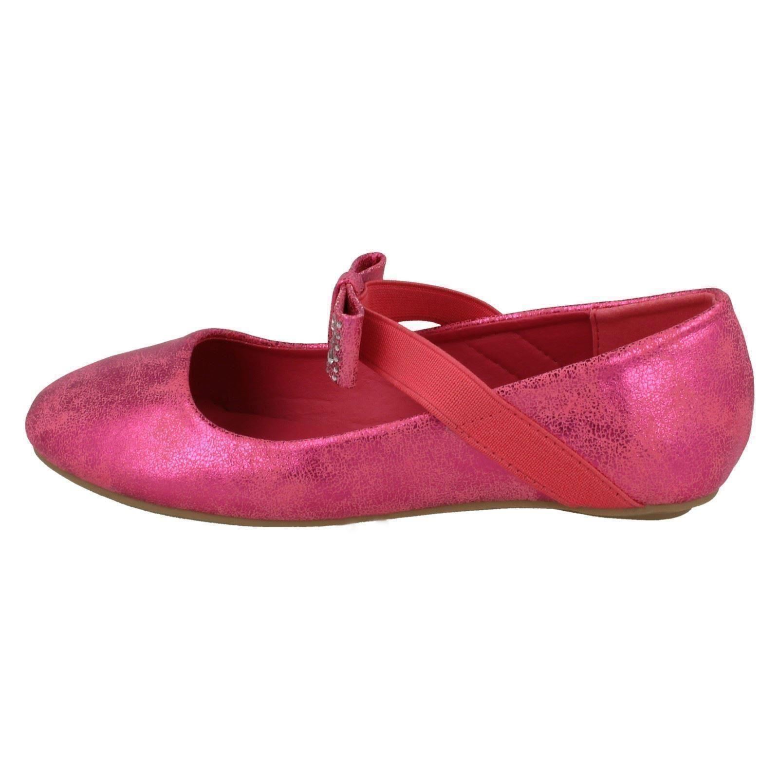 Girls Spot On Flat Ballerina /'Shoes/'