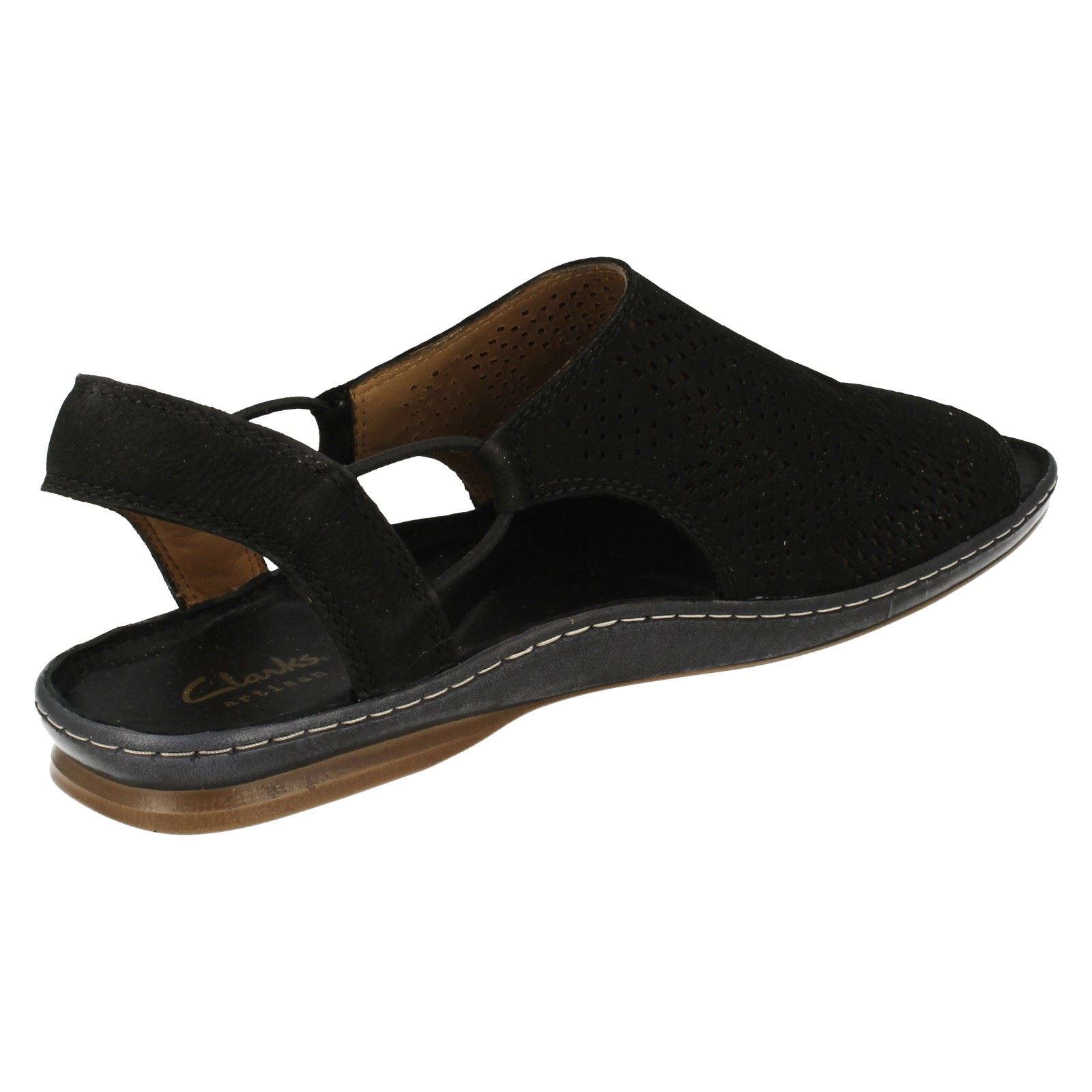 Clarks Ladies Slip On Flat Sandals Sarla Cadence