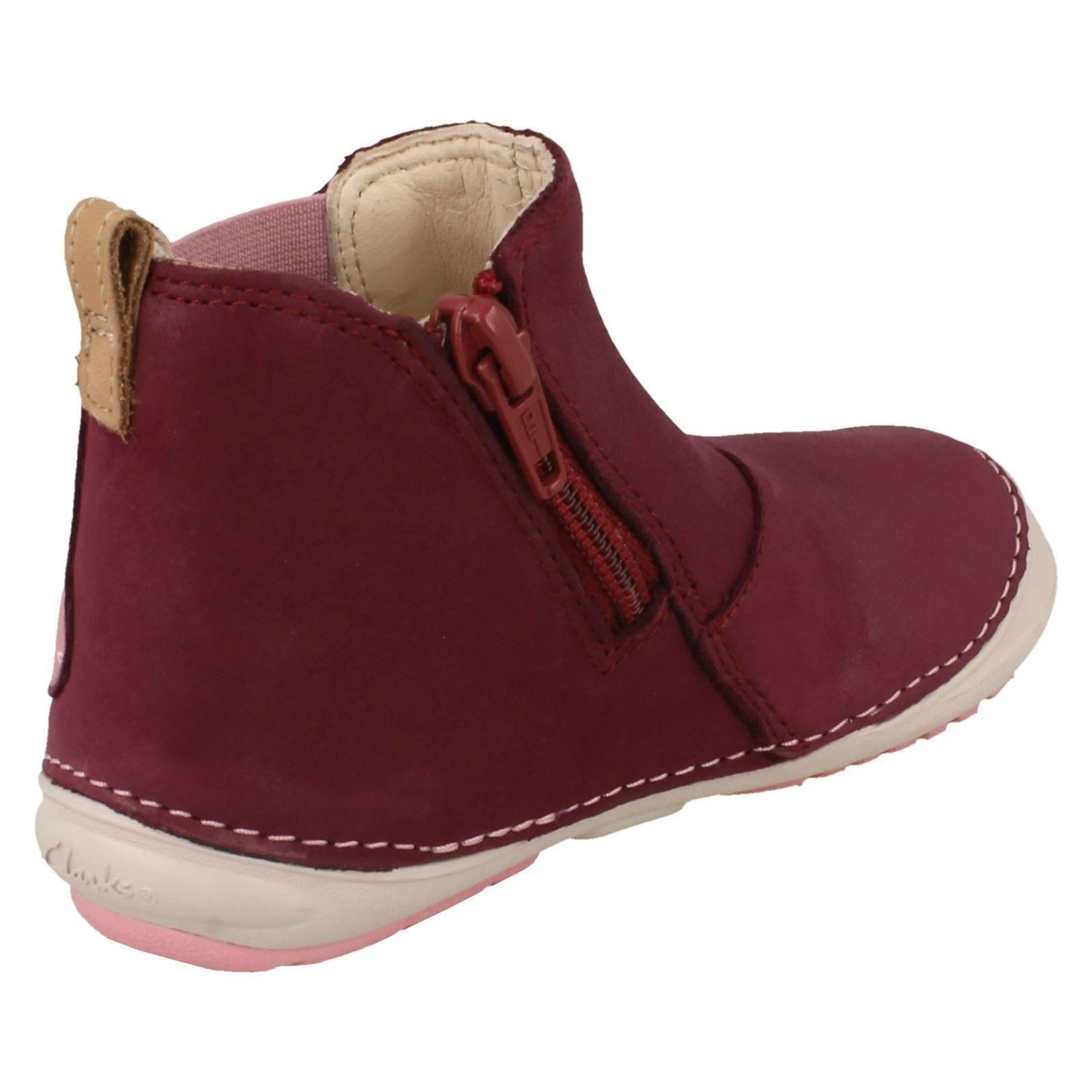 Girls First Shoes By Clarks Chelsea Boots /'Softly Eli/'