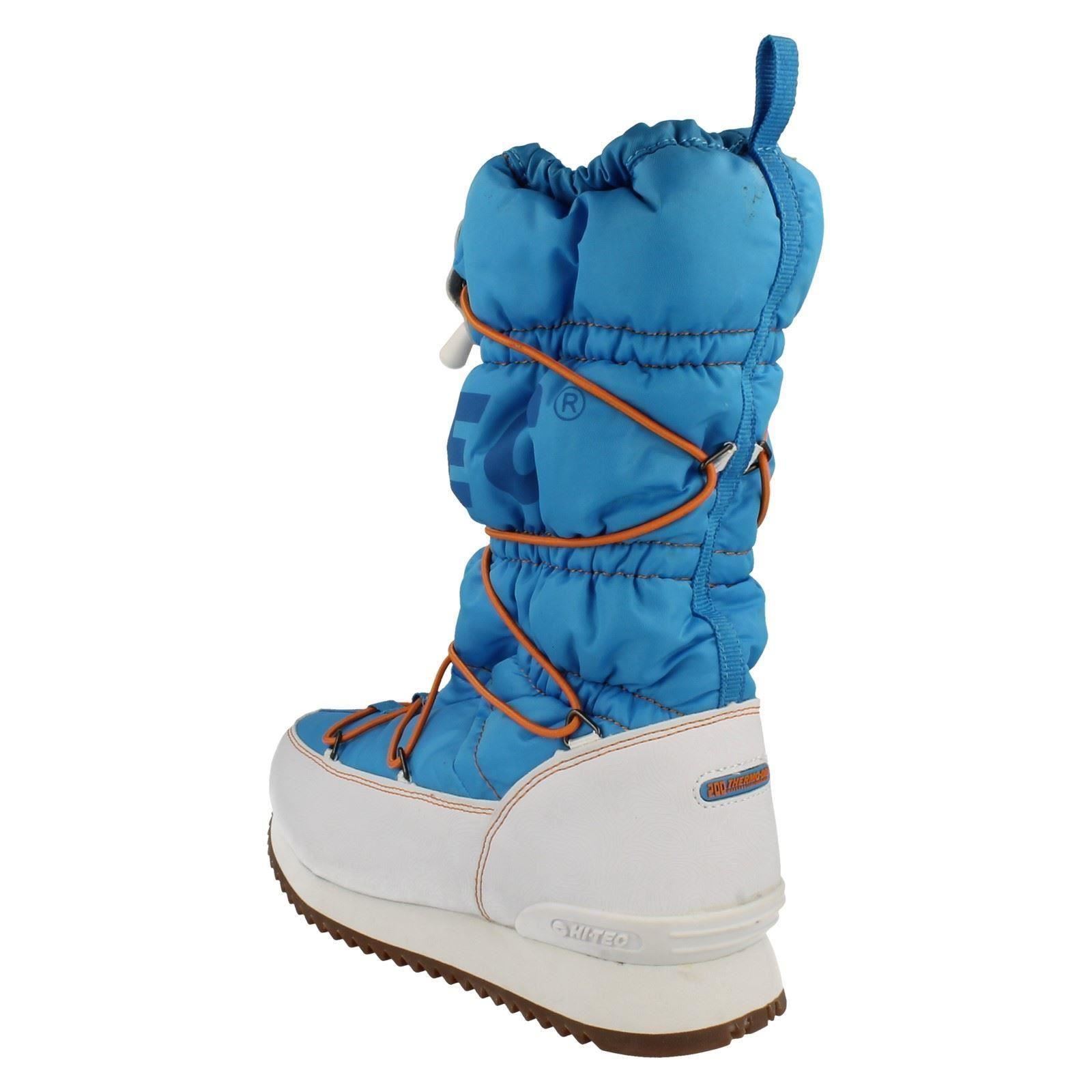 Ladies Hi-Tec Casual Waterproof Slip On Synthetic Winter Boots New Moon 200
