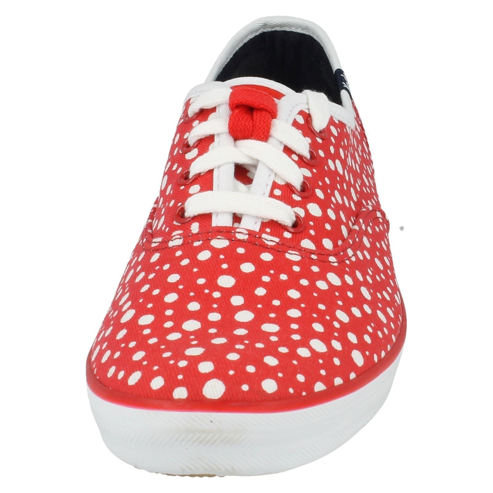 Ladies Keds Canvas Shoes *CH Bubble Dot*