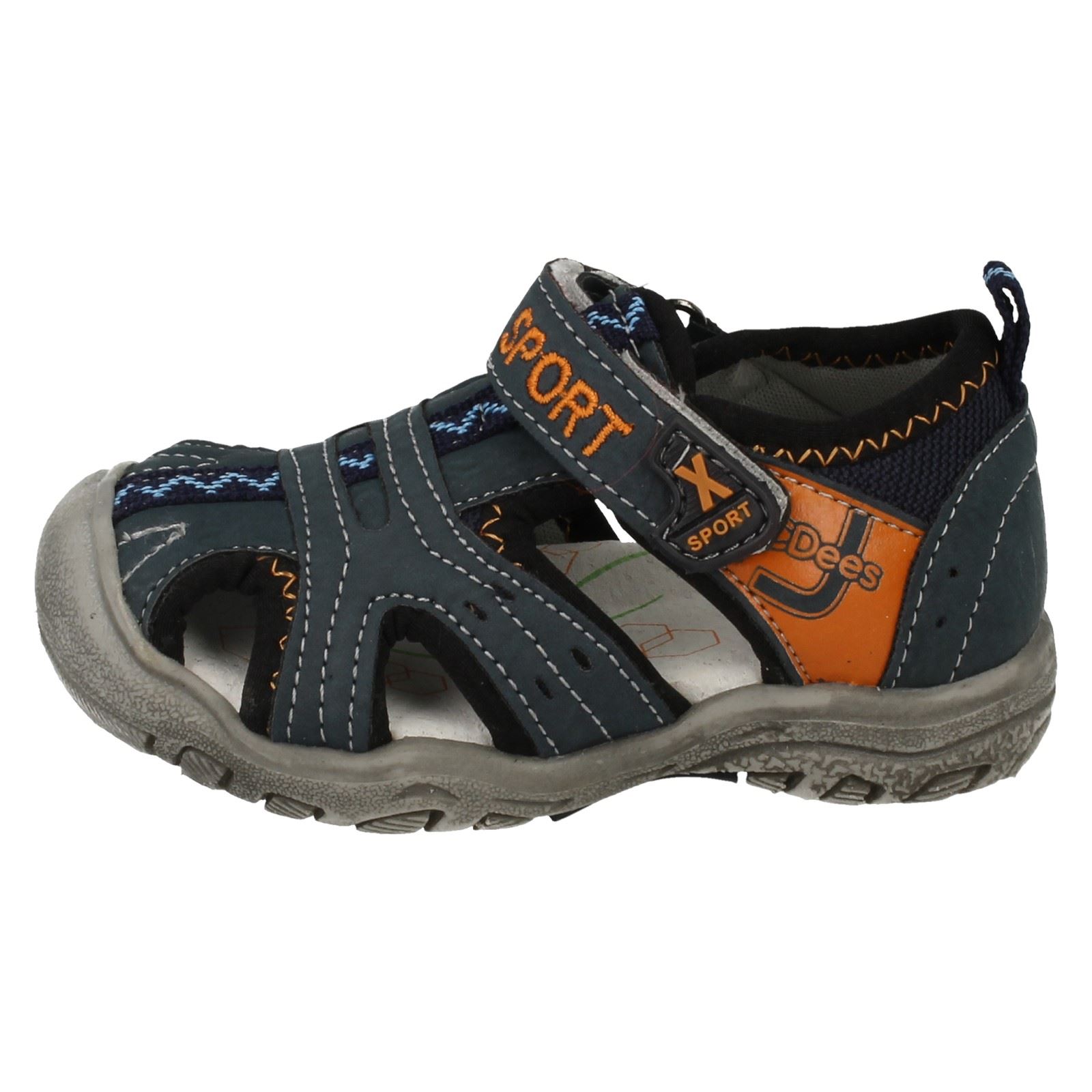 JCDees Boys Closed Toe Casual Sandals