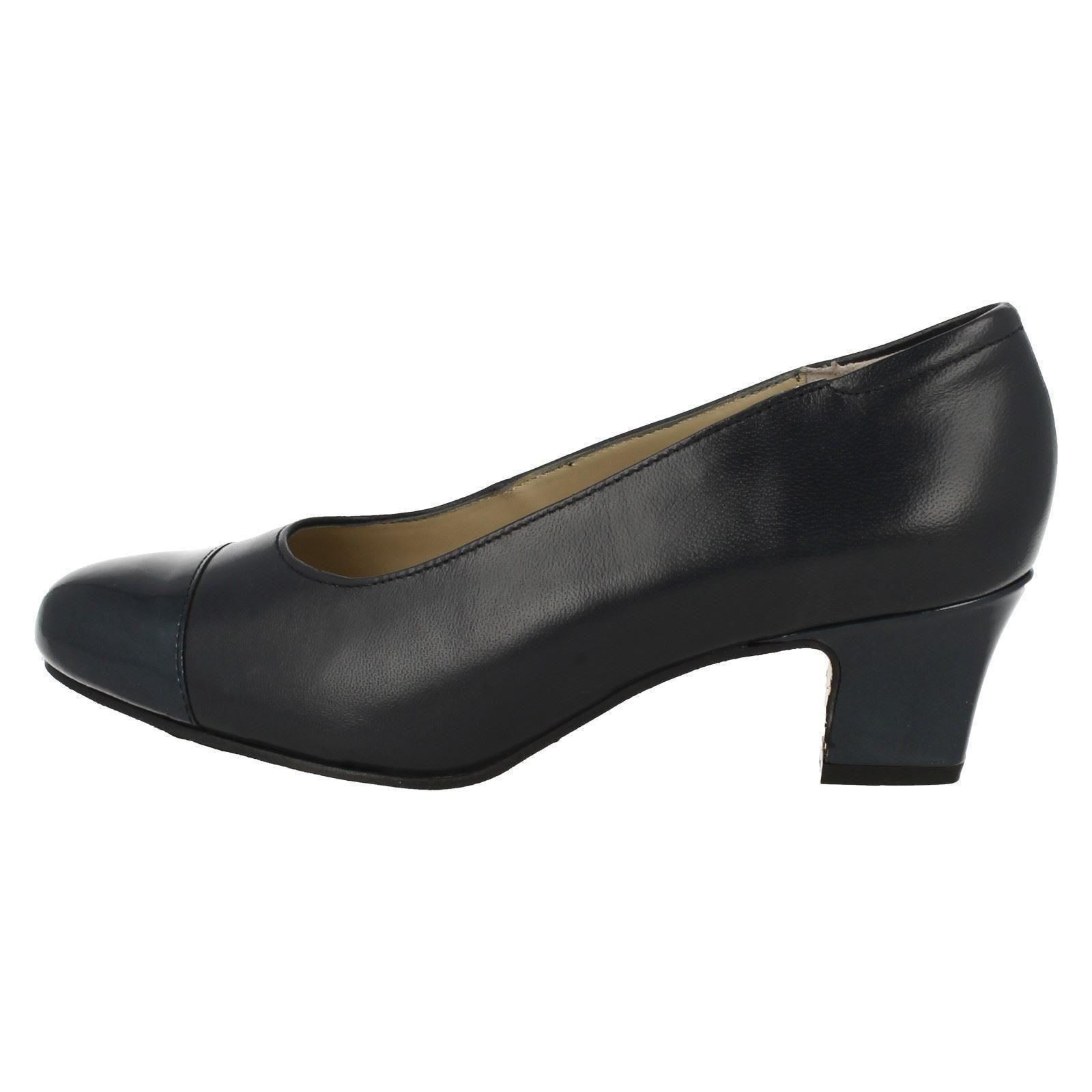 Ladies Equity Wide Fitting Classic Court Shoes /'Camilla/'