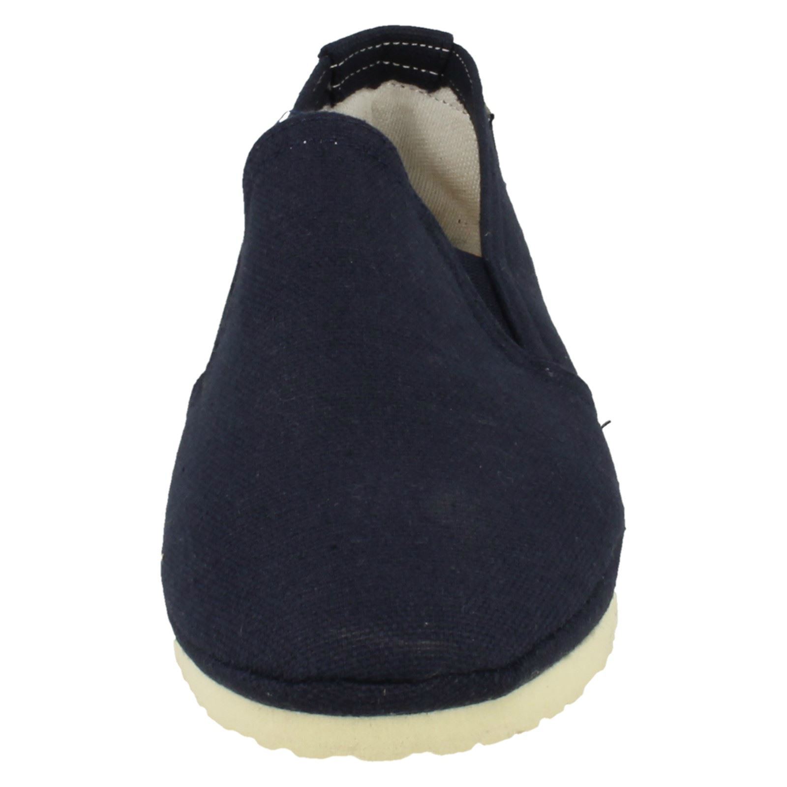 Ladies Spot On Casual Slip On Flat Gusset /'Shoes/'