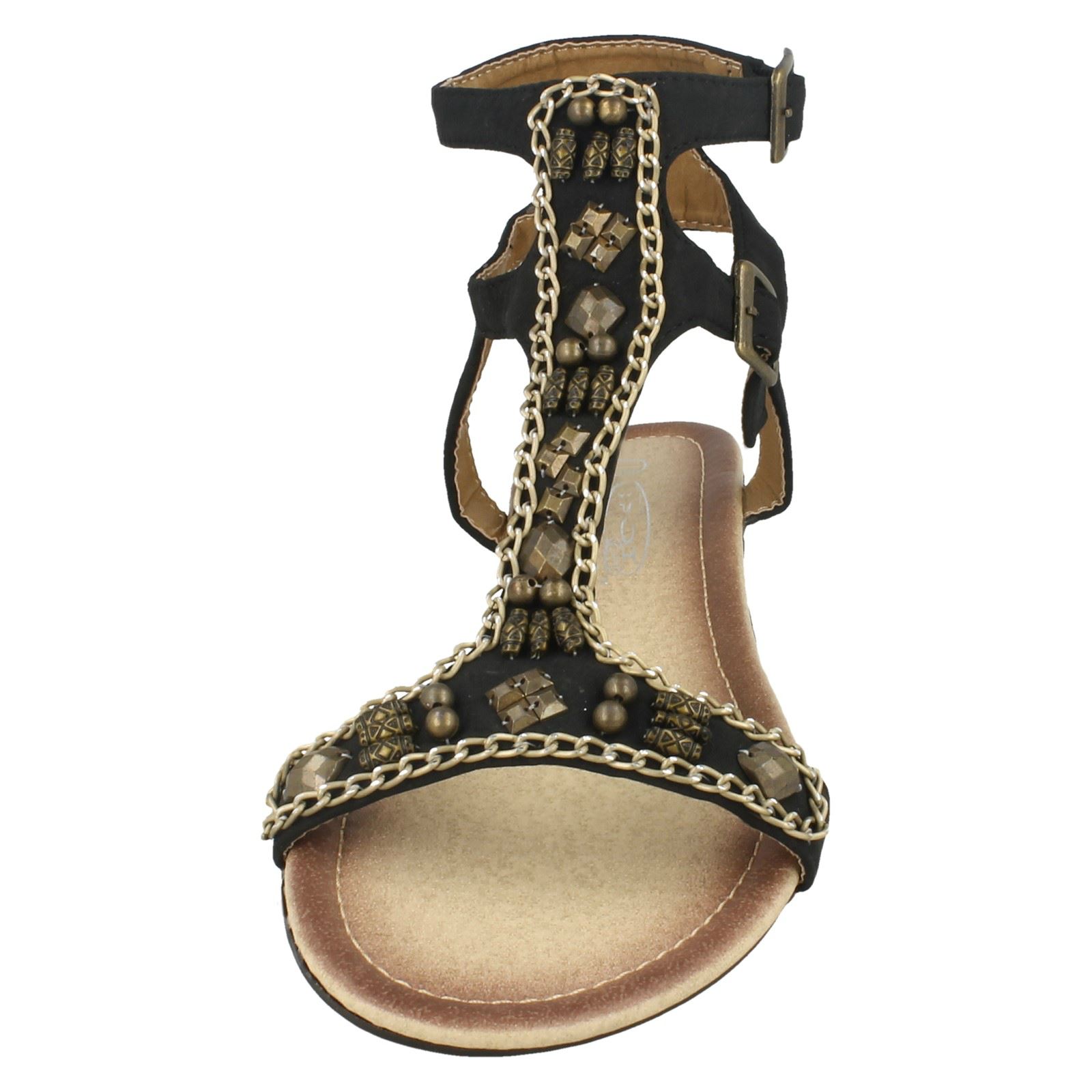 Femmes Spot on Bride Cheville T-bar /"Sandales/'s