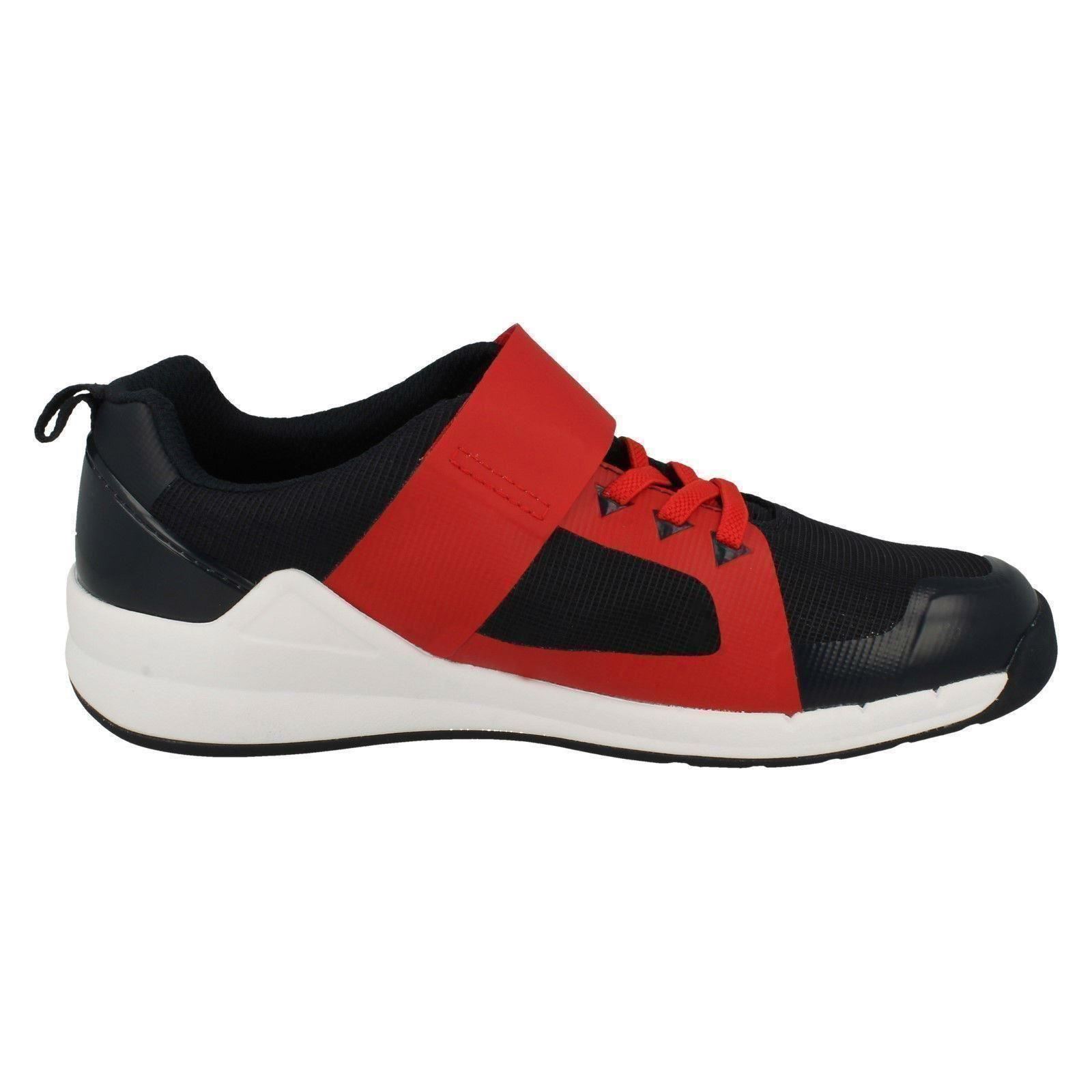 Boys Clarks Elasticated Lace Detailed Trainers Orbit Race