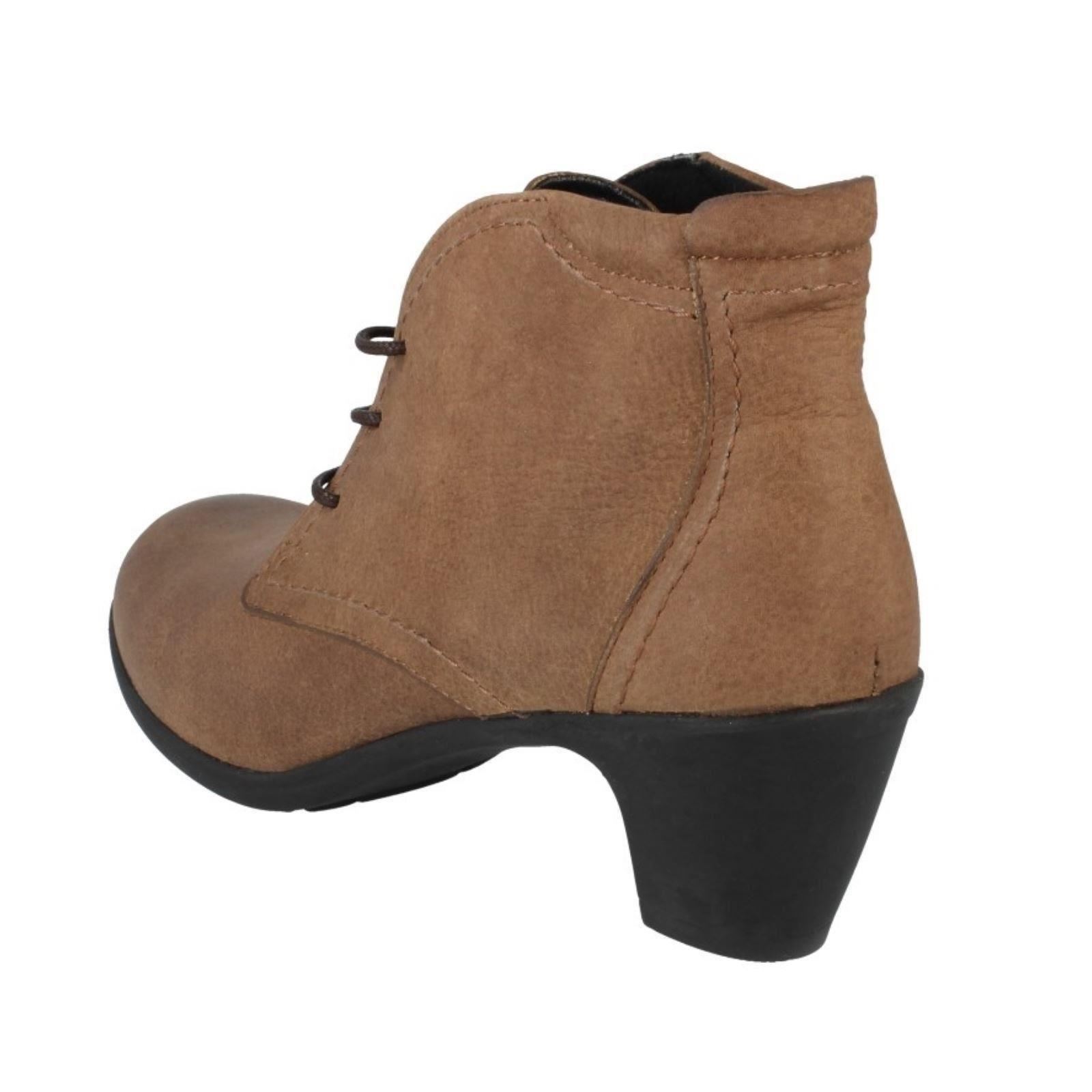 Señoras Botas al Tobillo Ancho B fácil-jo