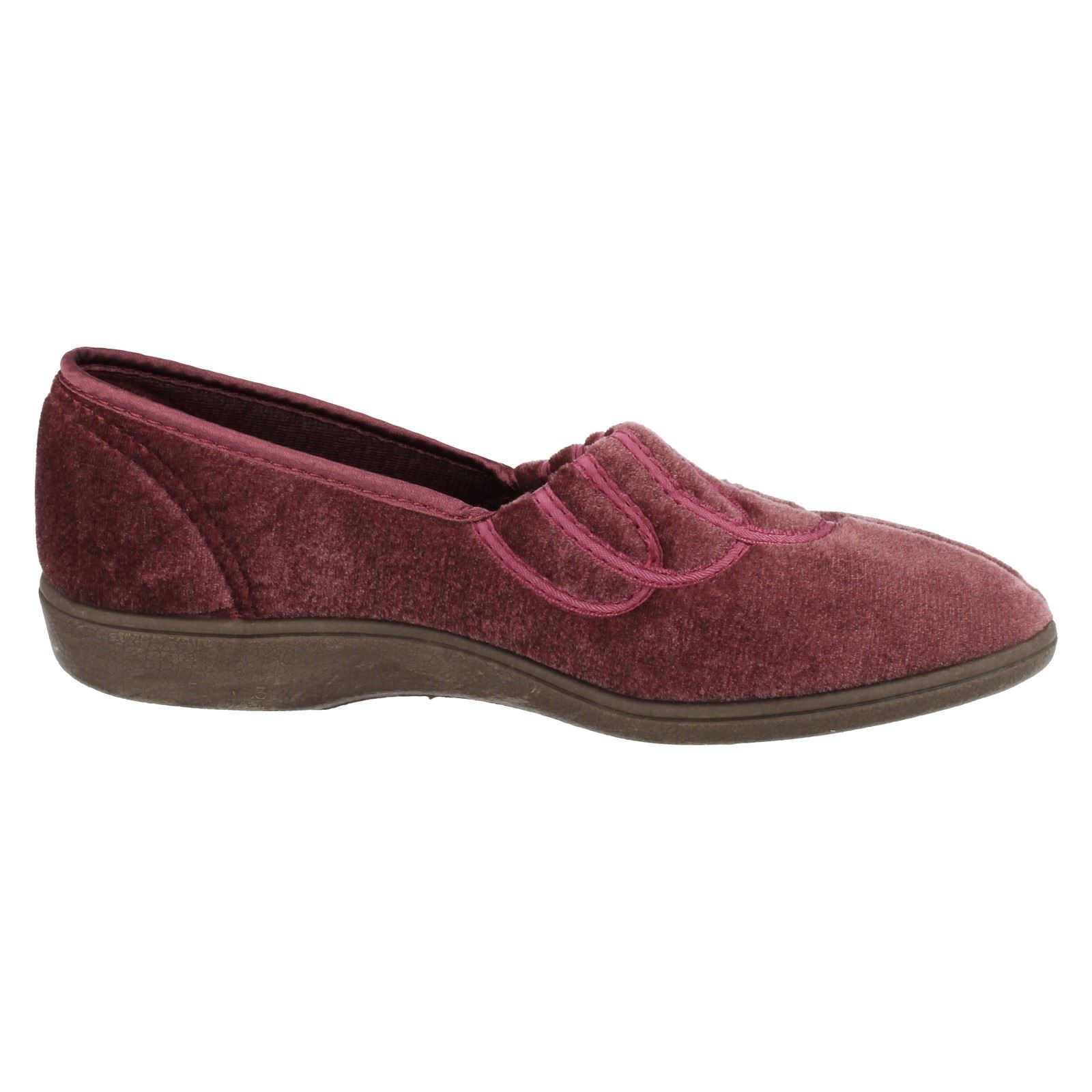 K By Clarks Ladies Slippers Whiskey Soda