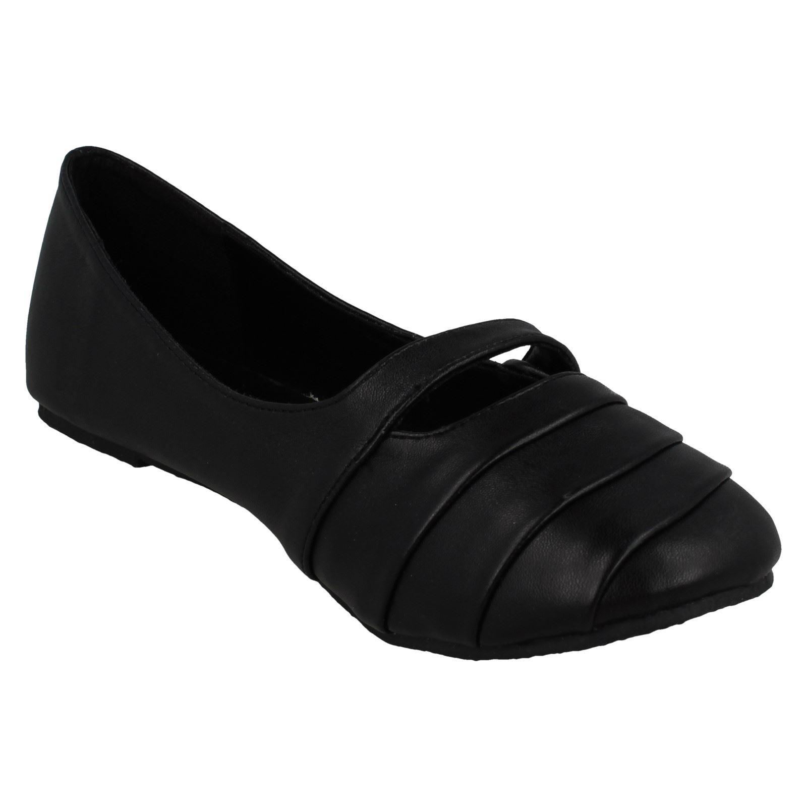 Ladies Spot On Ballerina Style Shoes