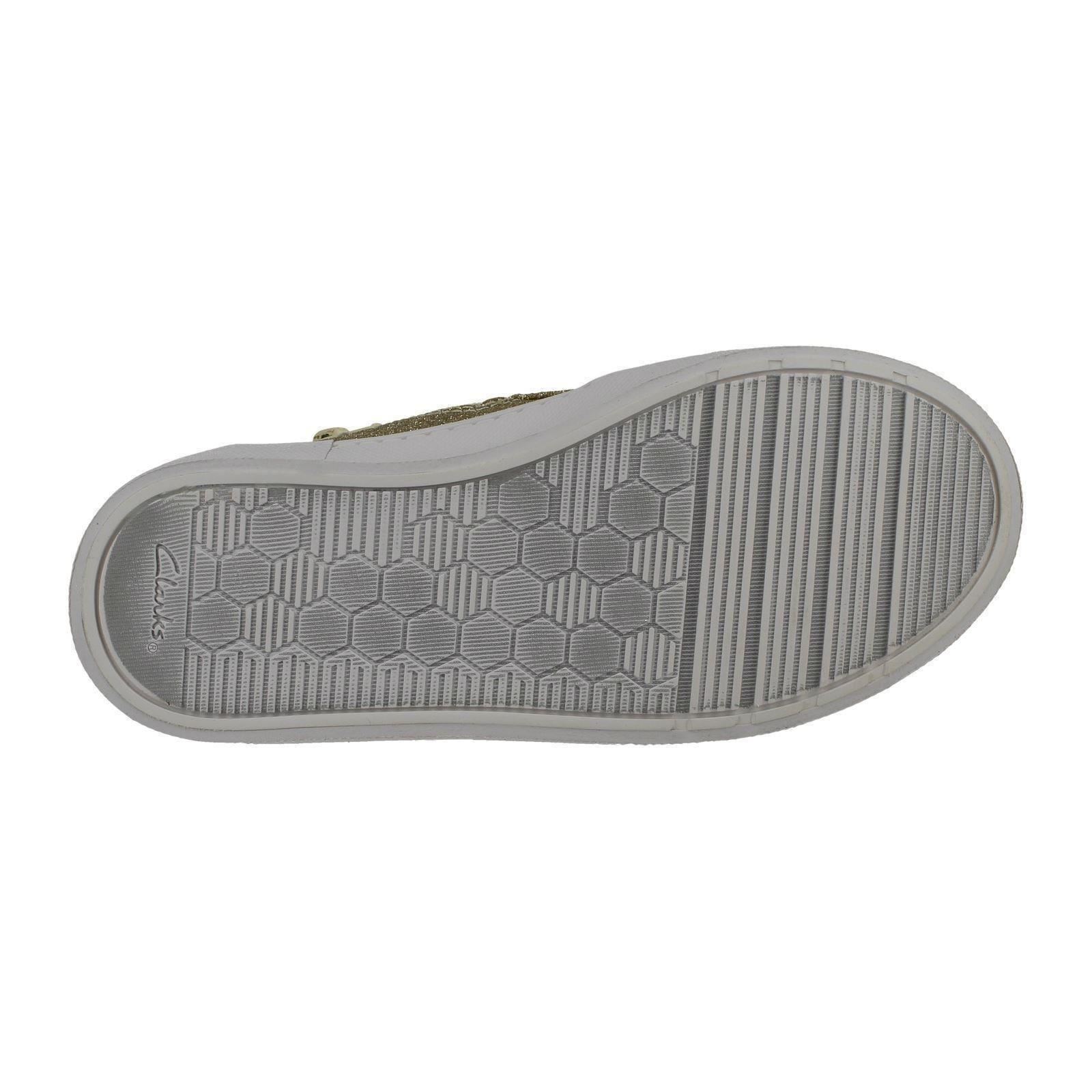 Girls Clarks Lace Up Zip Glitter Pumps /'City Oasis Hi K/'