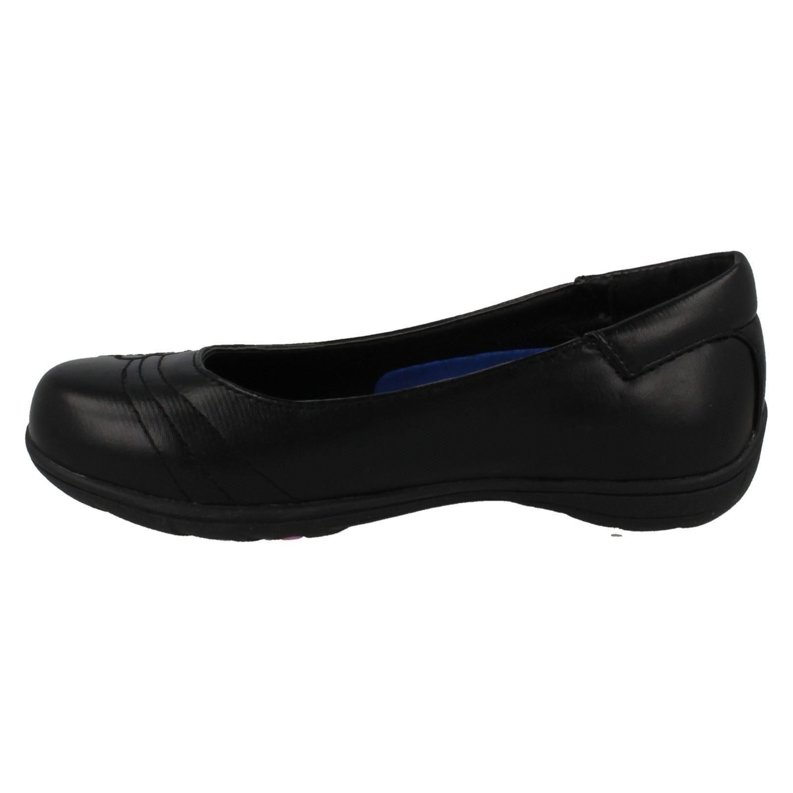 Girls Spot On Slip On /'School Shoes/'