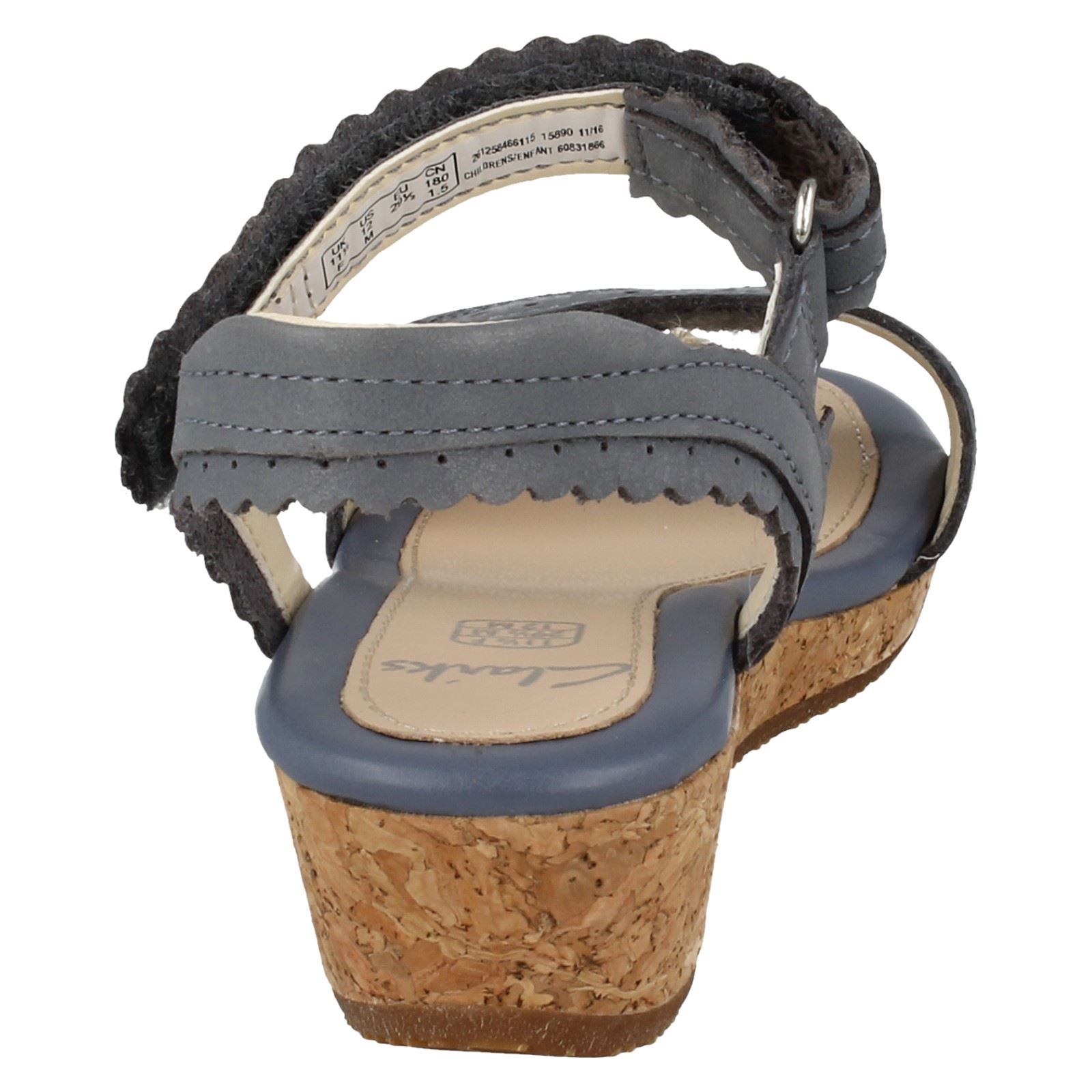 Girls Clarks Wedge Heel Summer Sandals *Harpy Myth*