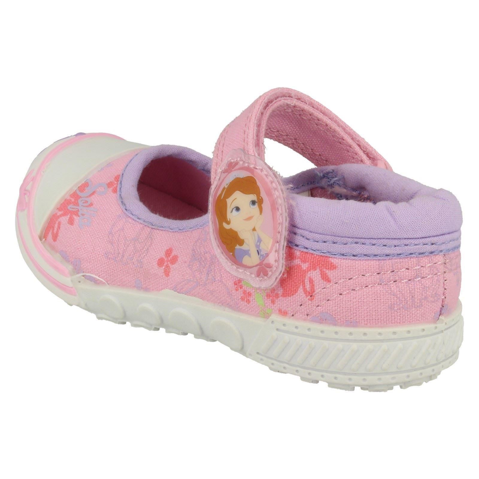 Girls Disney Bumper Canvas Shoe /'Sofia Dreams/'