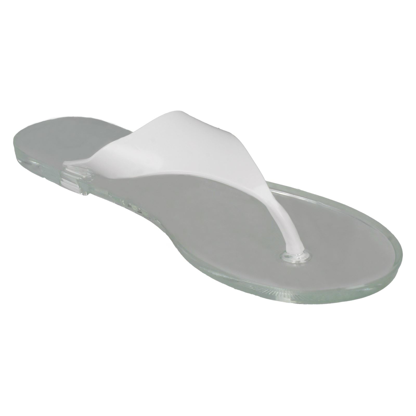 Ladies Spot On Jelly Toepost /'Sandals/'