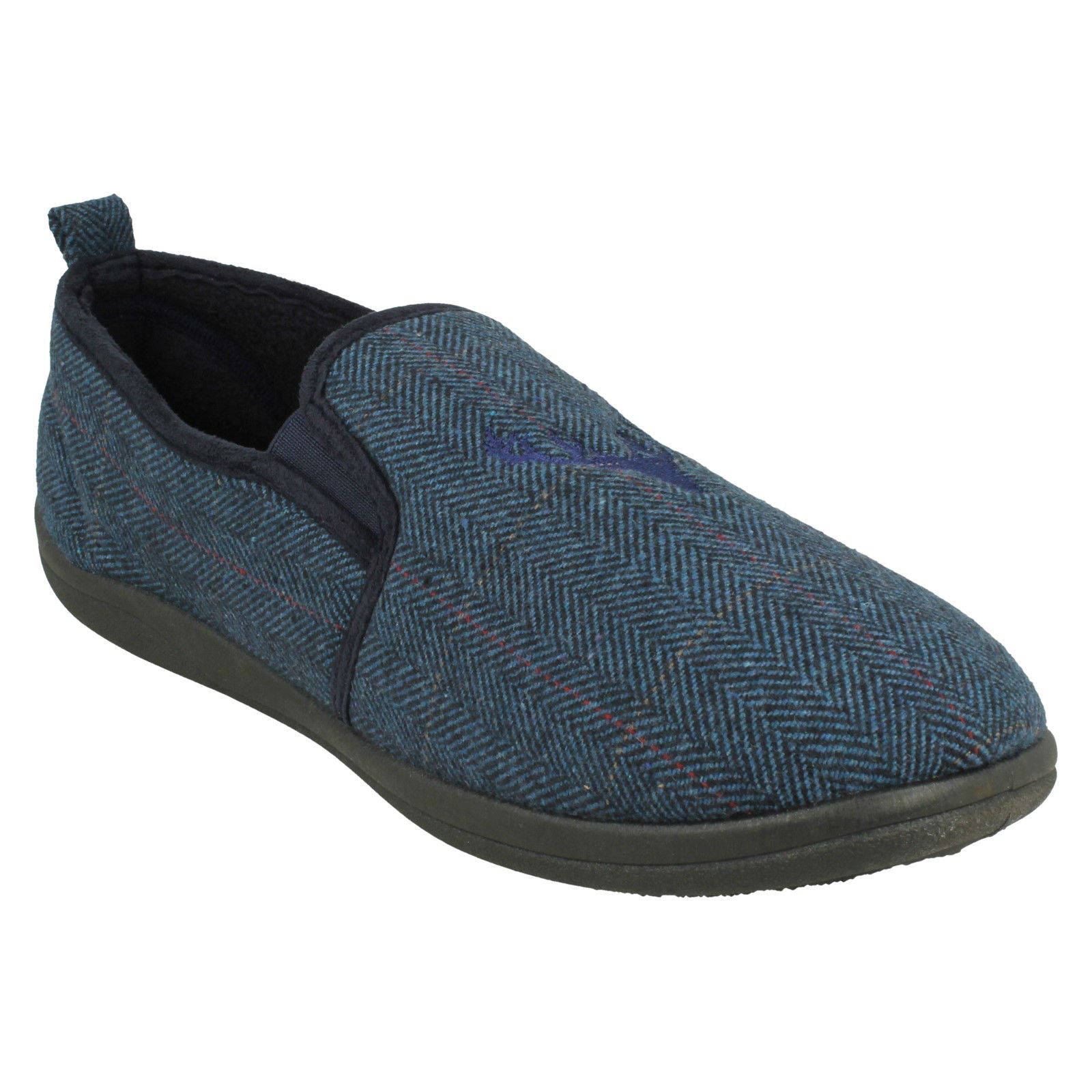 Mens Padders Stag Detailed Slipper *Huntsman*