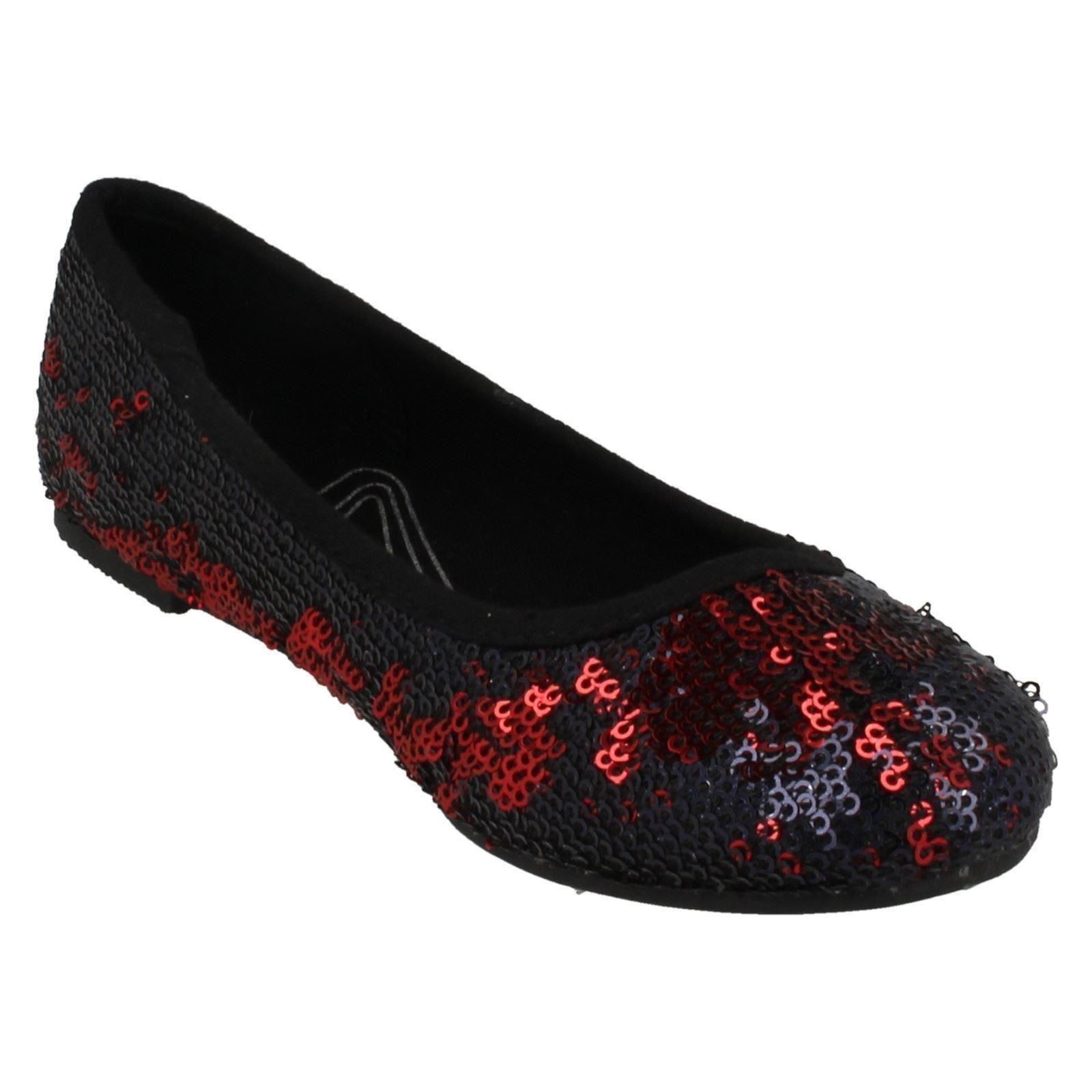 Girls Spot On Ballerina *Flat Shoes*