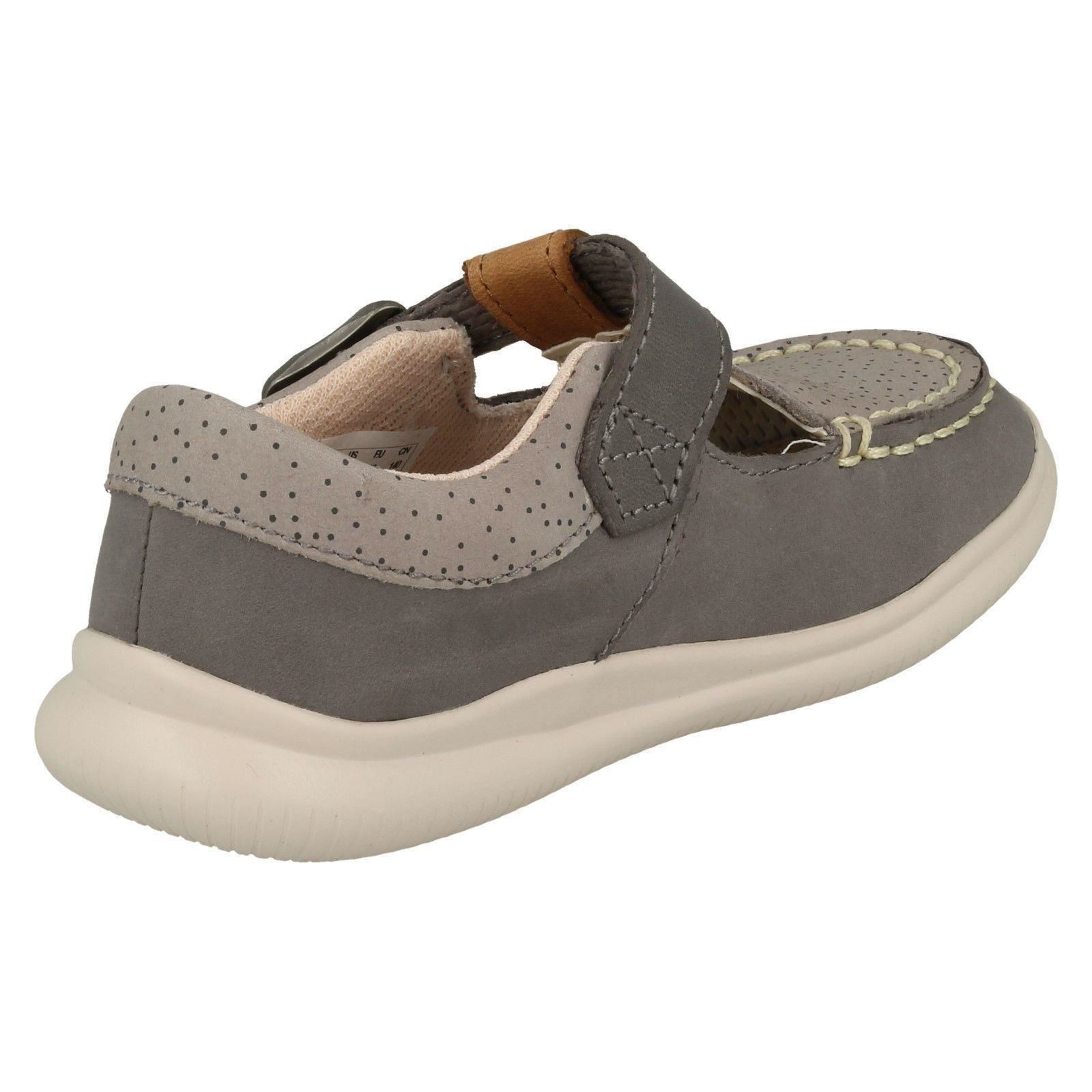 Clarks Girls Casual T-Bar Shoes Cloud Rosa