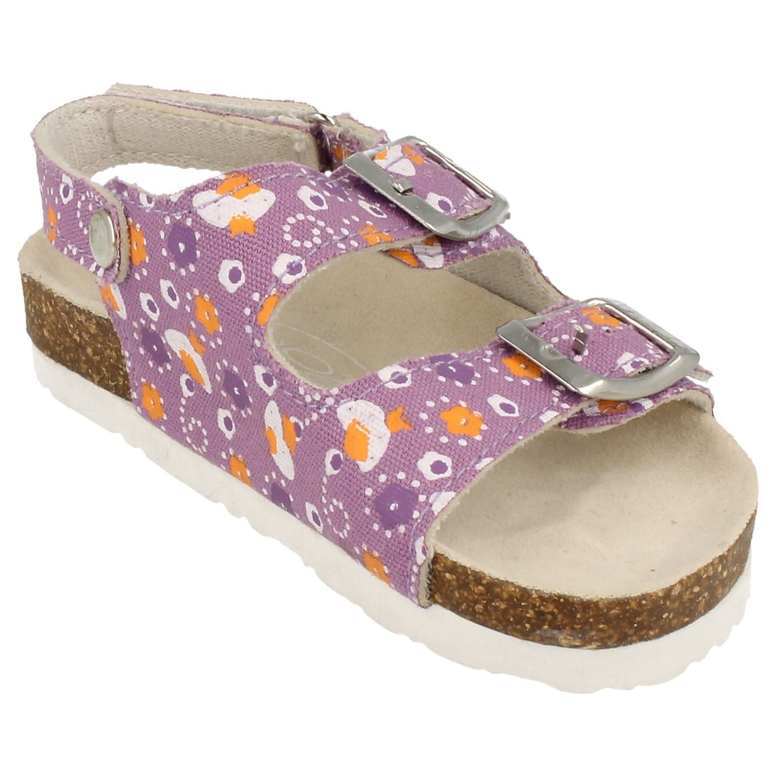 Girls Spot On Buckle Strap Sandals