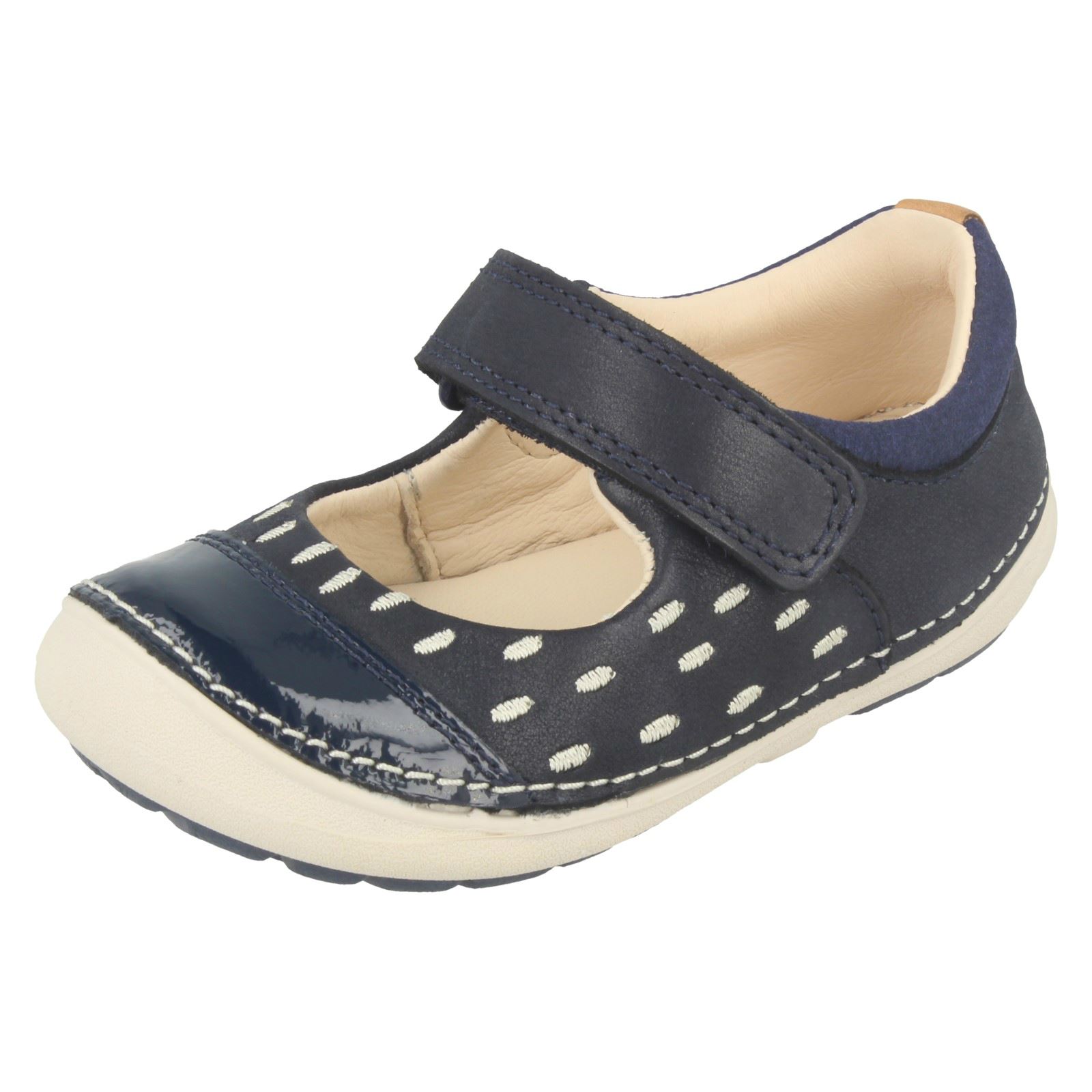 Girls Clarks First Shoes Casual Flats *Softly Lou*