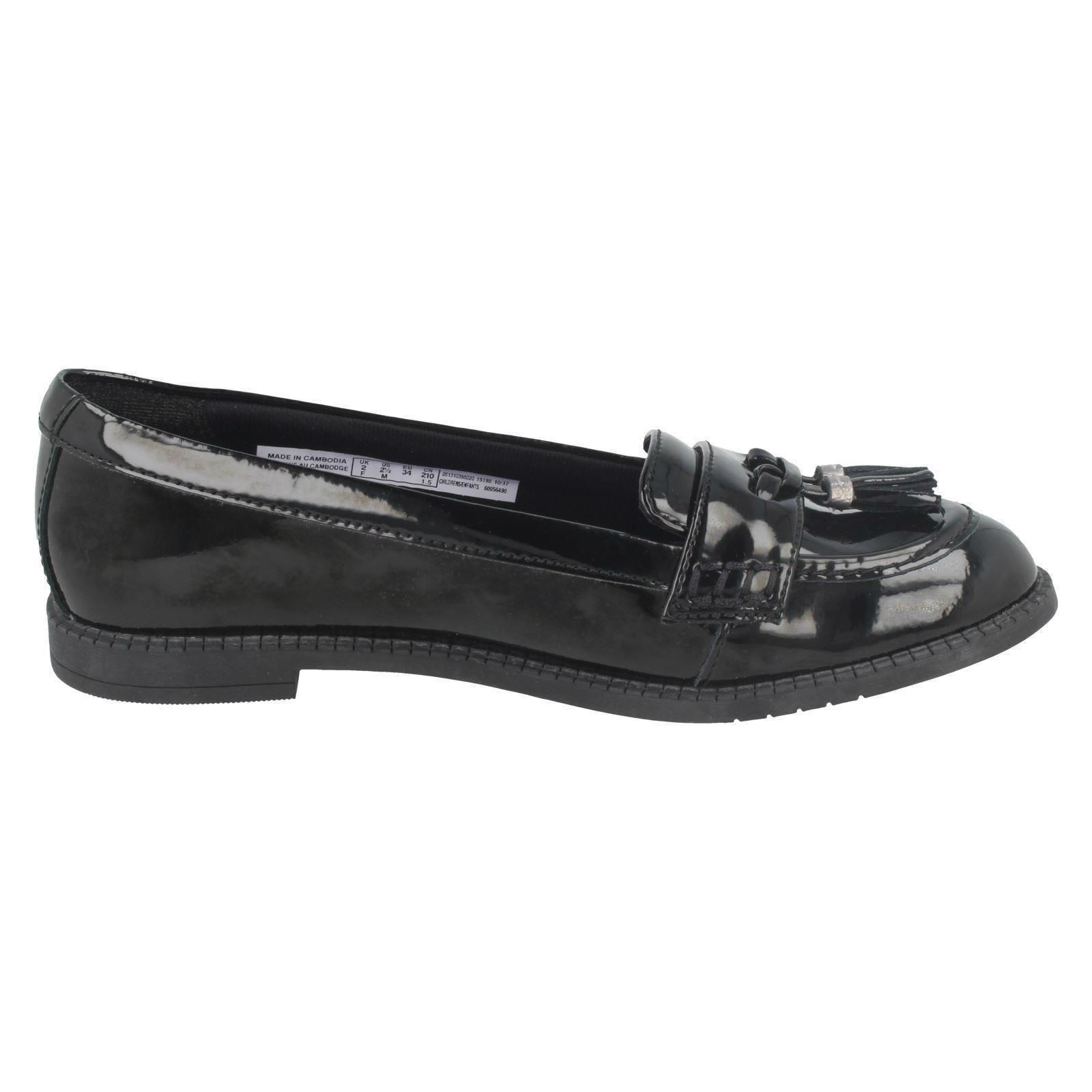 Filles Clarks Formal slip on school Chaussures /"Preppy prix/"