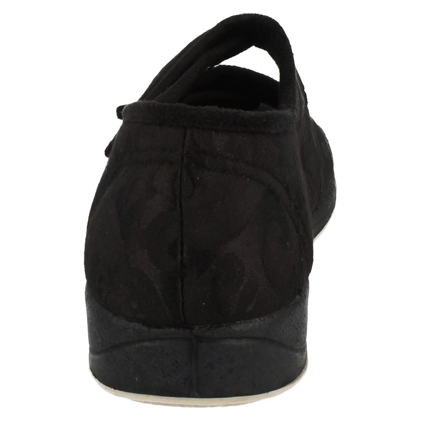 Lydia /'Ladies Padders/' Wide Fitting Open Toe Slippers