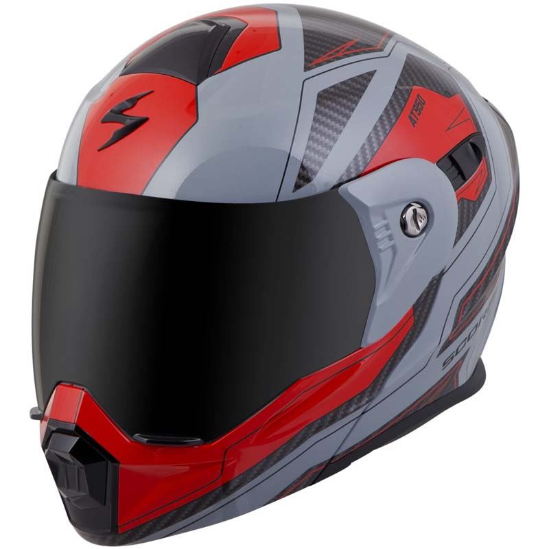 Scorpion EXO-AT950 Helmet Flip Up Modular Dual Sport Adventure ADV DOT XS-3XL
