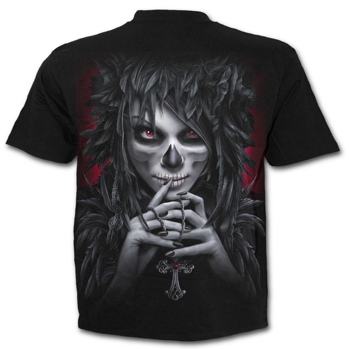 Spiral Direct Day Of The Goth Skeleton Zombie Black Short Sleeved T-Shirt