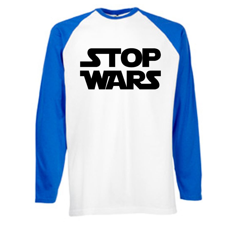 ALM786-Mens Novelty t shirts Stop Wars tshirts-Novelty gifts