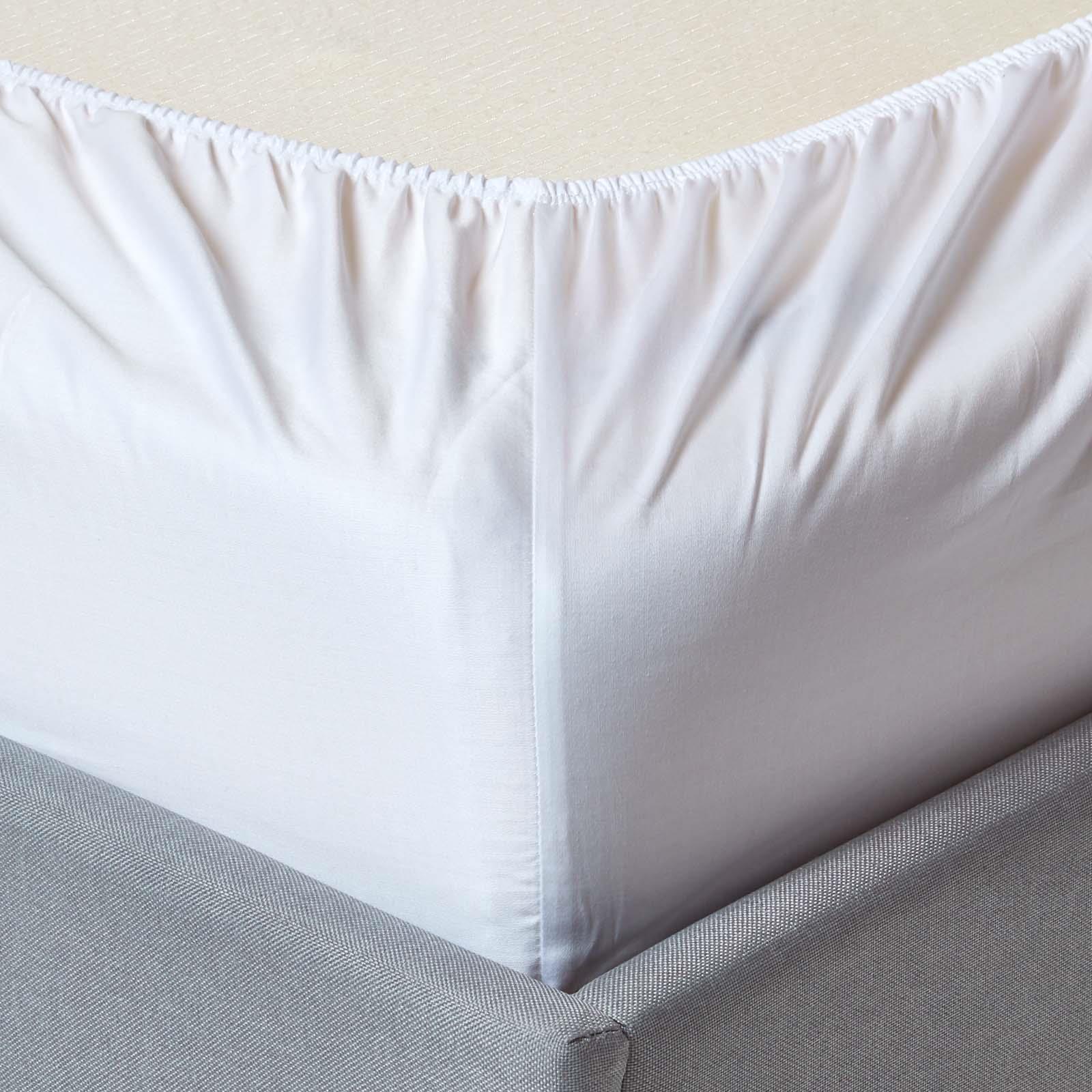 Organic Cotton Deep Extra Deep Fitted Sheet 400TC 600 Thread Count Equivalent