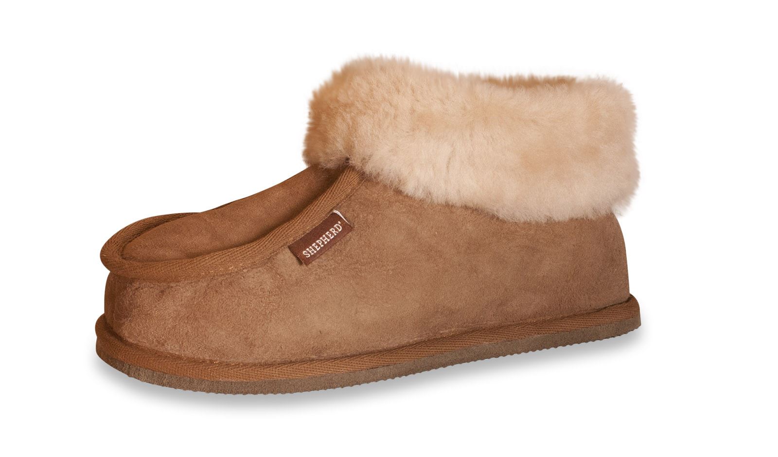Shepherd Ladies Real Sheepskin Slippers Boots Hard Sole Genuine Womens LENA 472