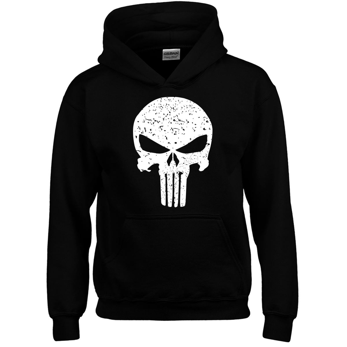 Punshier Marvel Comics Punisher Mens Top GIFT Hooded Dress TEE Top Body Building