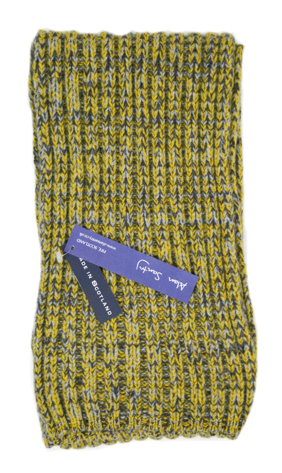 Laine d/'Agneau Tricot Long Écharpe-Canna-Jaune ou bleu-made in Scotland