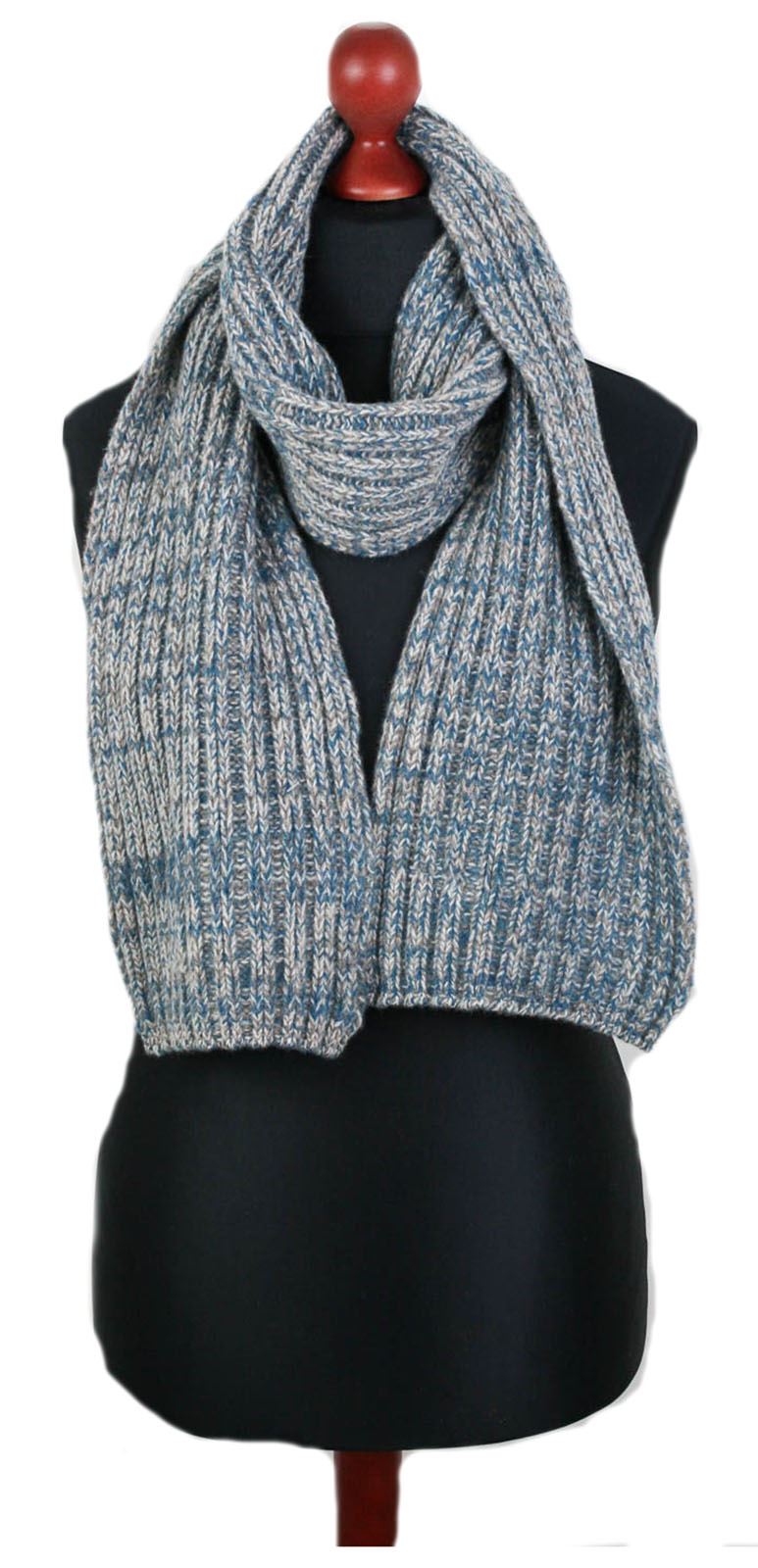 Laine d/'Agneau Tricot Long Écharpe-Canna-Jaune ou bleu-made in Scotland