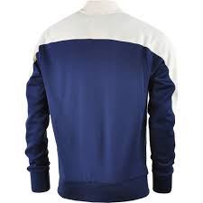 Puma LS Slim Eagle Point Full Zip Sweat Retro Jacket in Black /& Blue