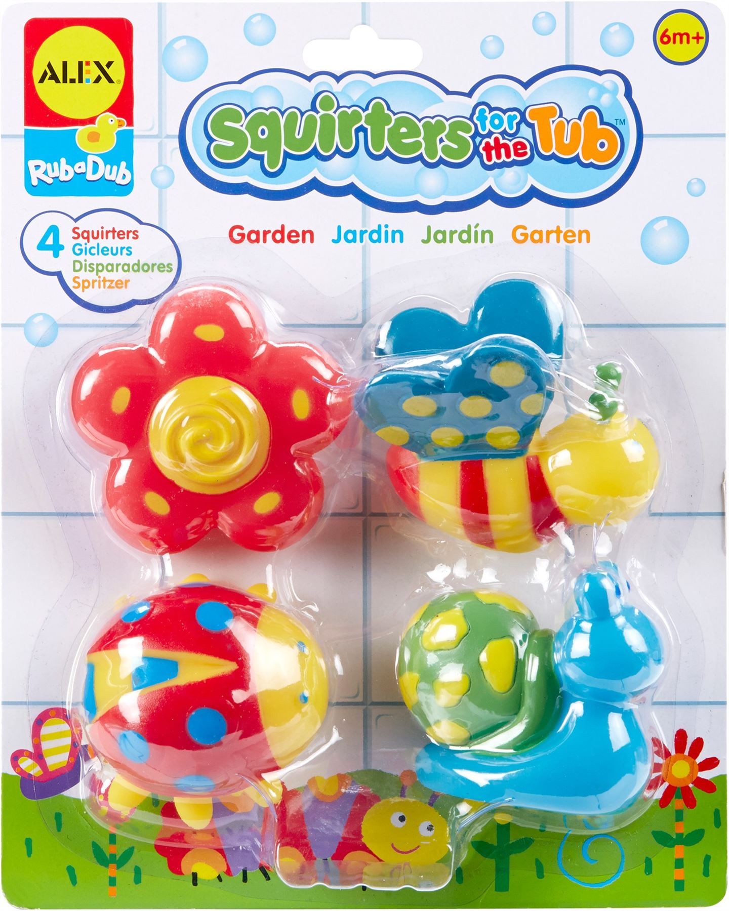 Alex RUB A DUB BATH SQUIRTERS Dino//Farm//Sport//Vehicles Baby//Child Tub Toy BN
